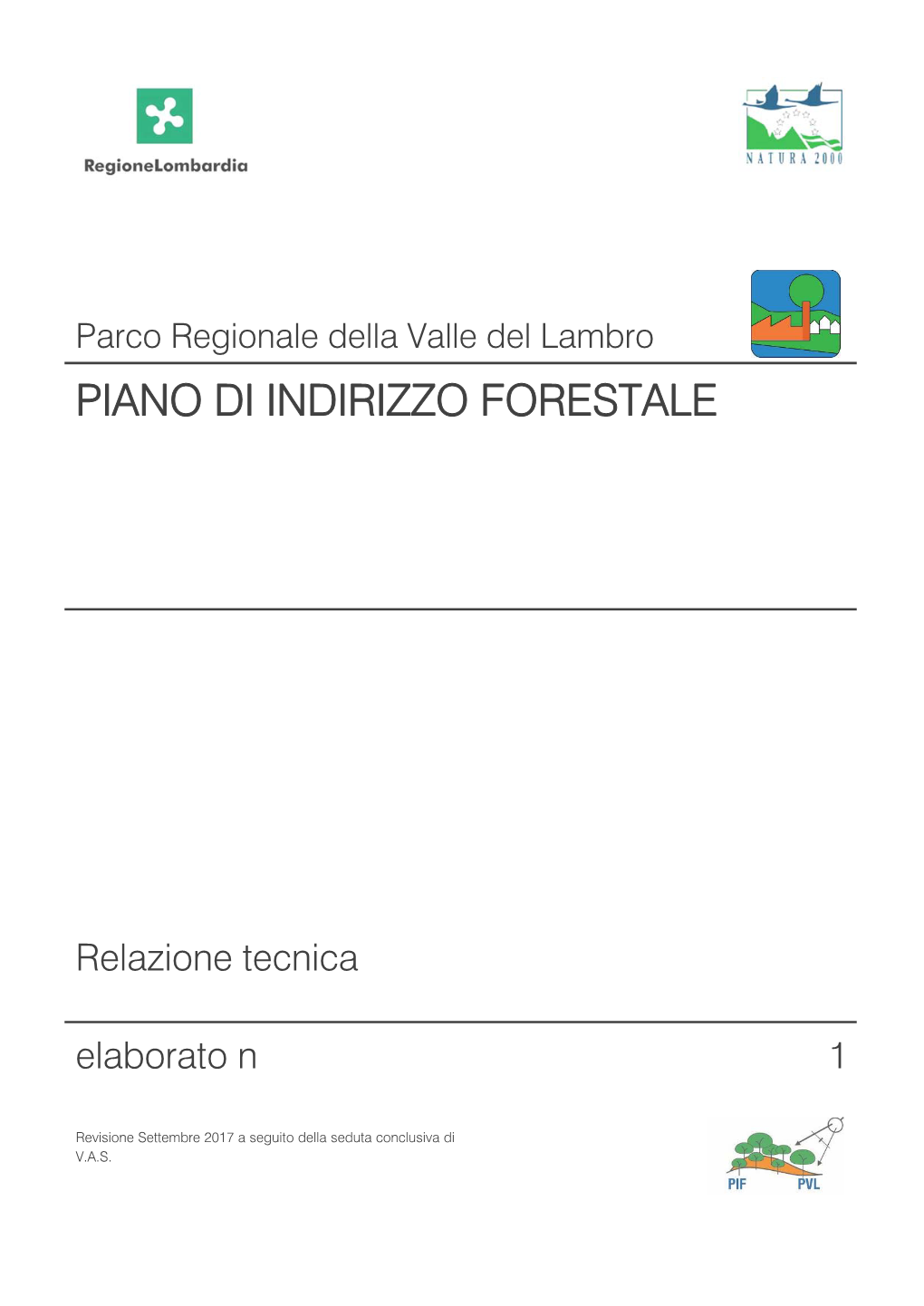 Piano Di Indirizzo Forestale