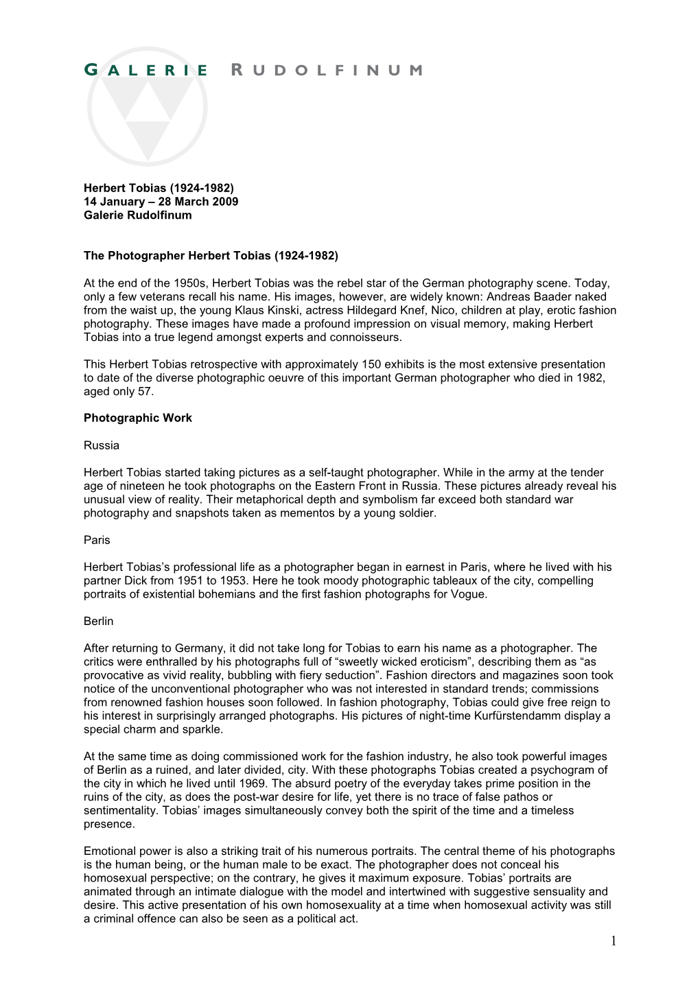 Gregory Crewdson Press Release