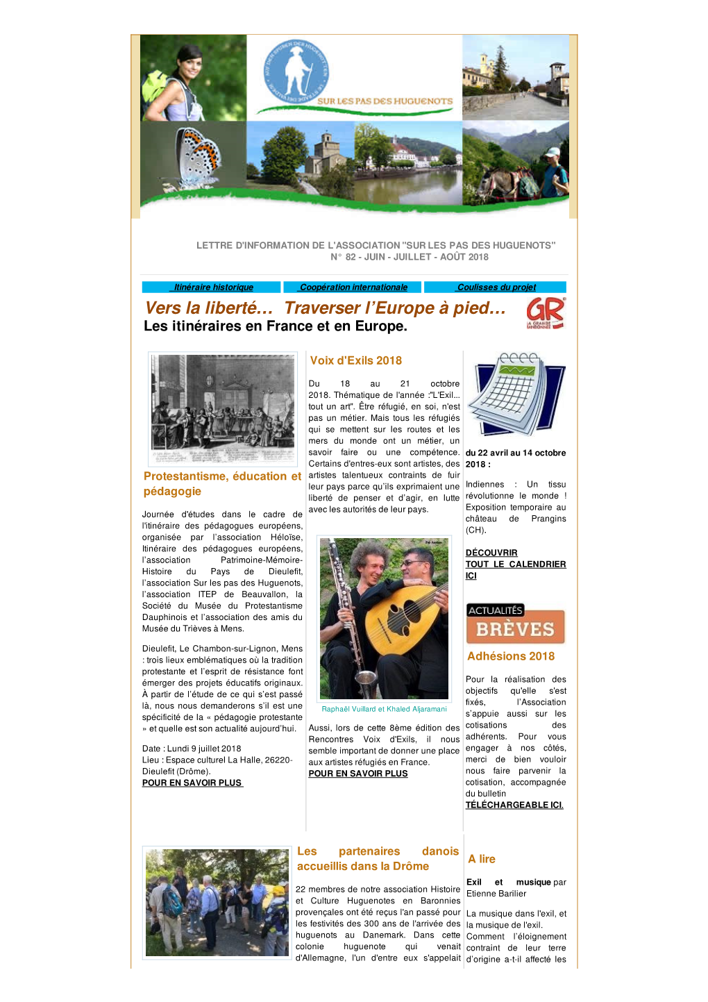 Newsletter Juin 2018