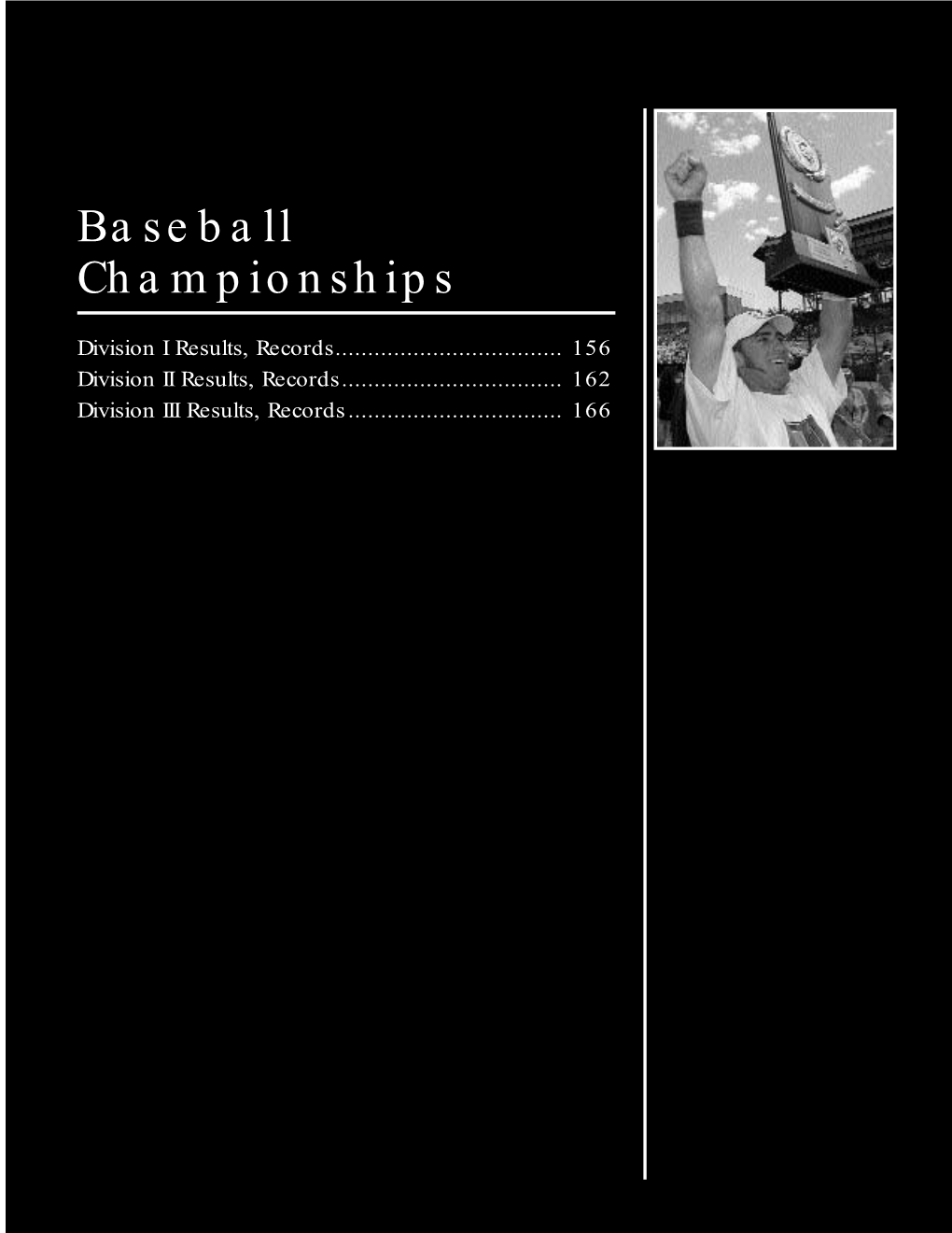 2002 NCAA Baseball and Softball Records Book