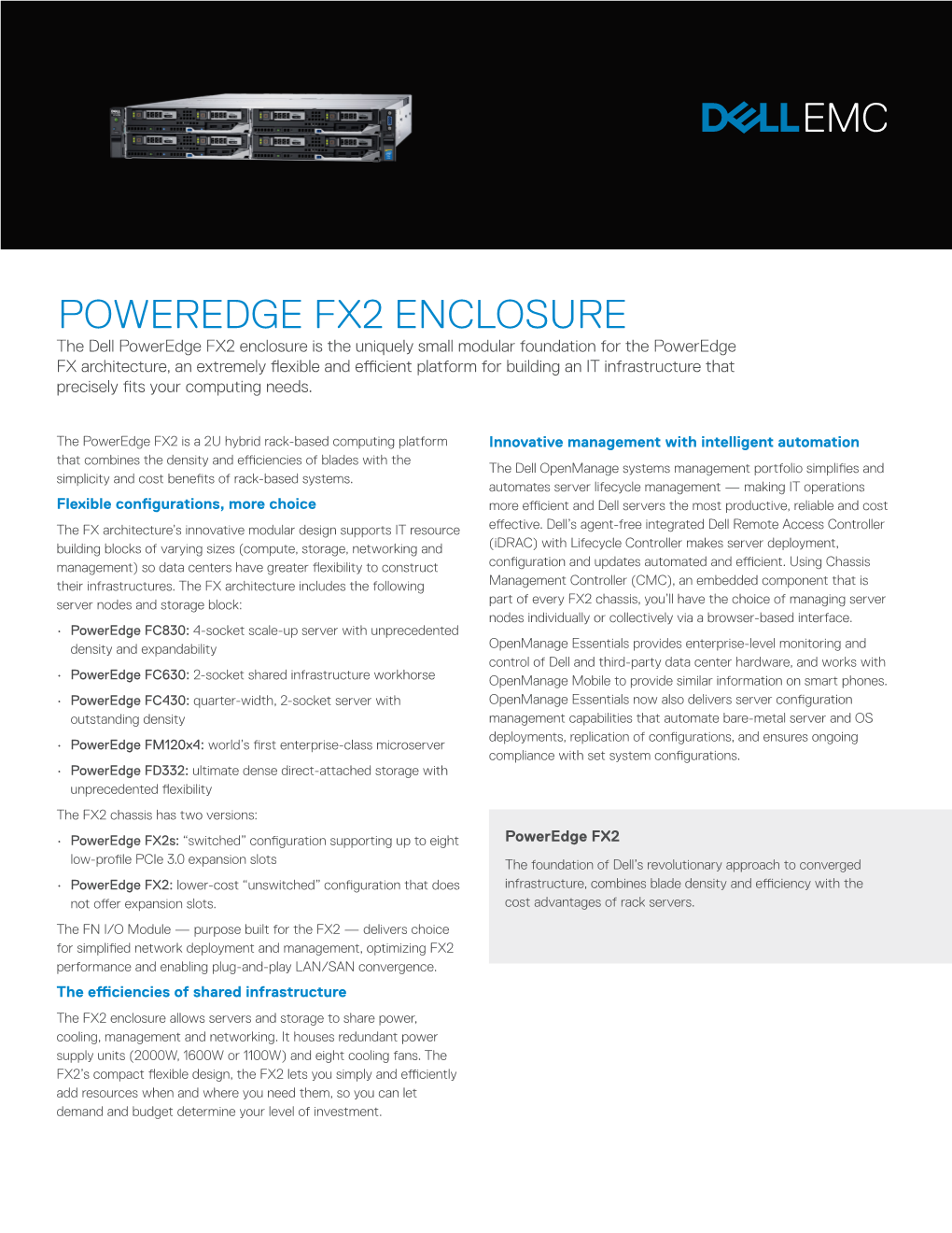 Poweredge Fx2 Enclosure