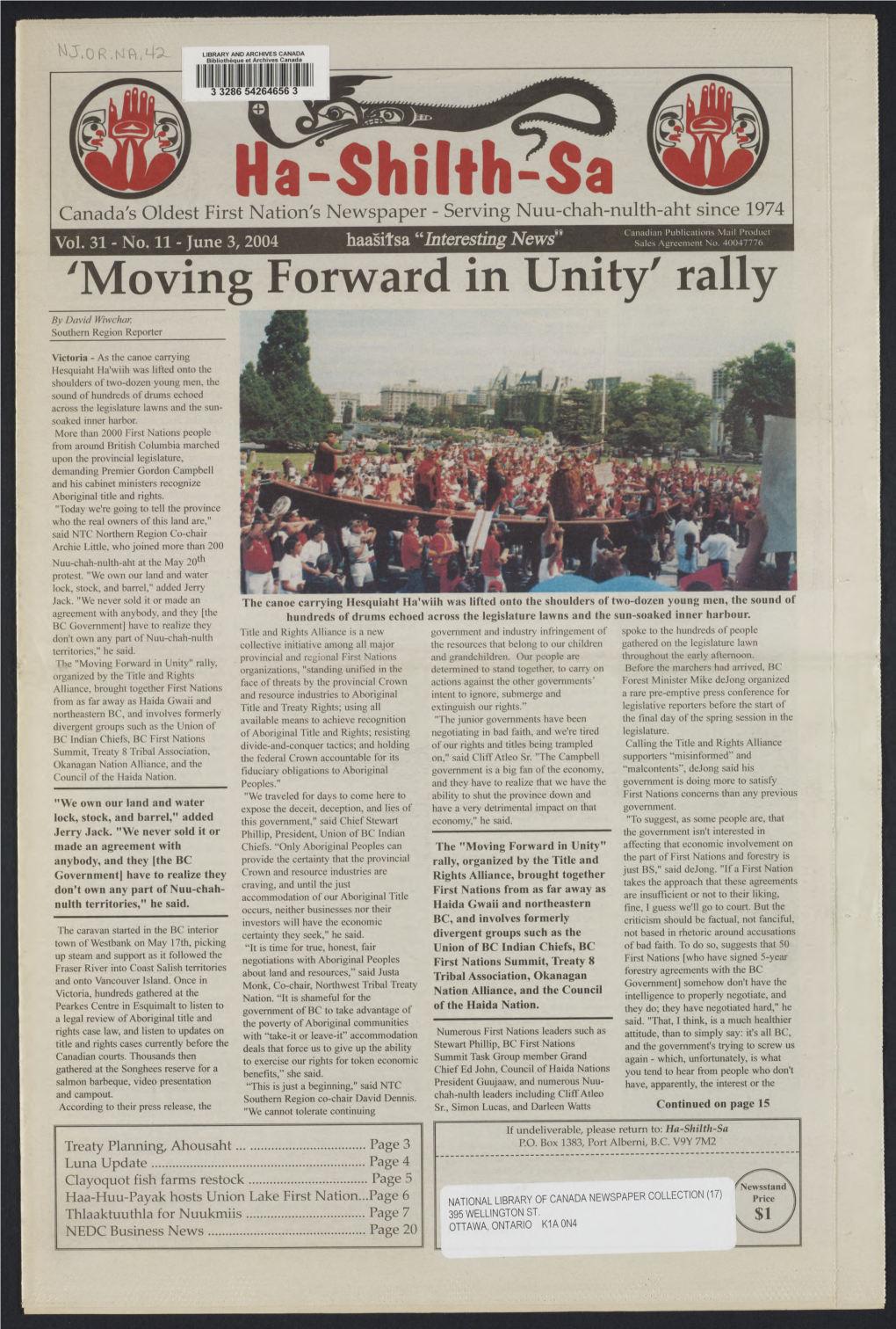 'Moving Forward in Unity' Rally