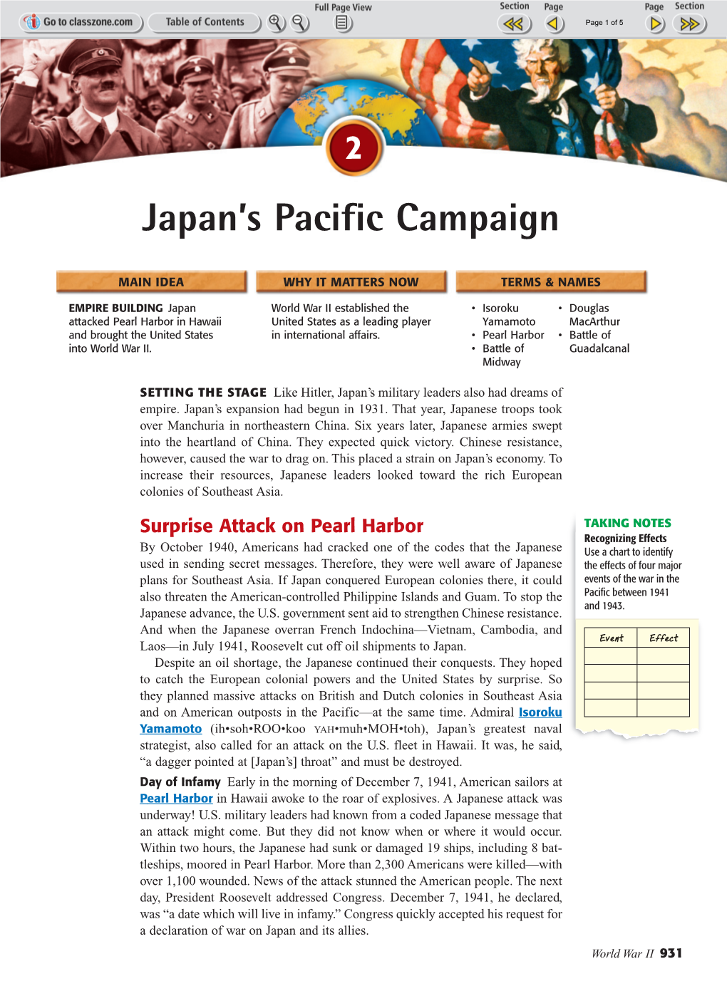 Japan's Pacific Campaign