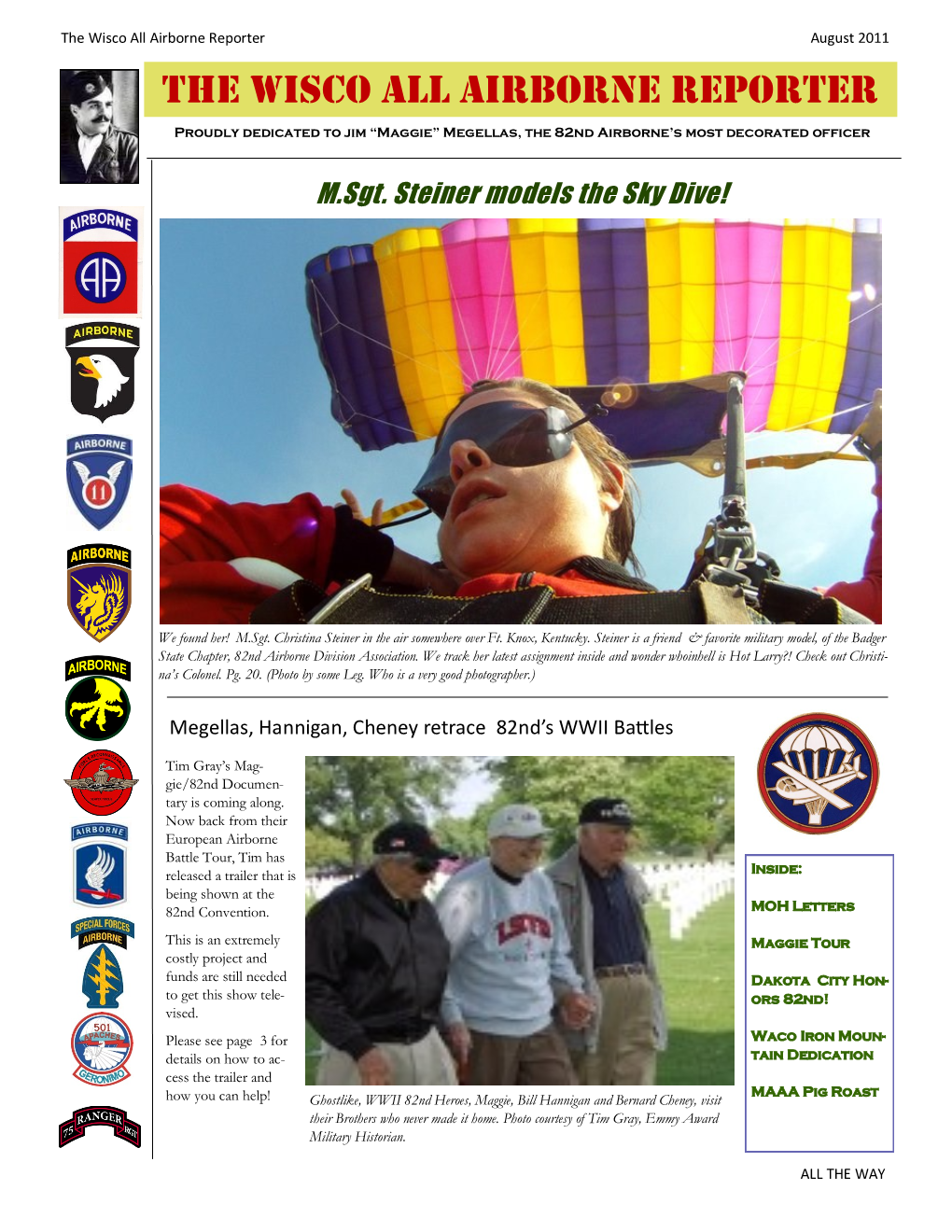 The Wisco All Airborne Reporter August 2011