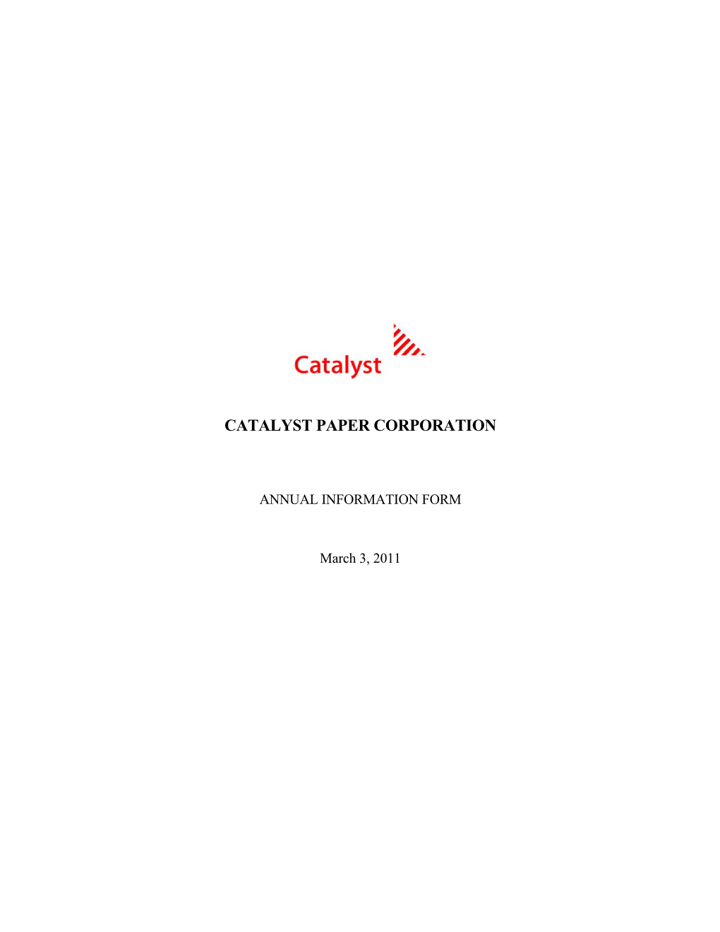 Catalyst Paper Corporation