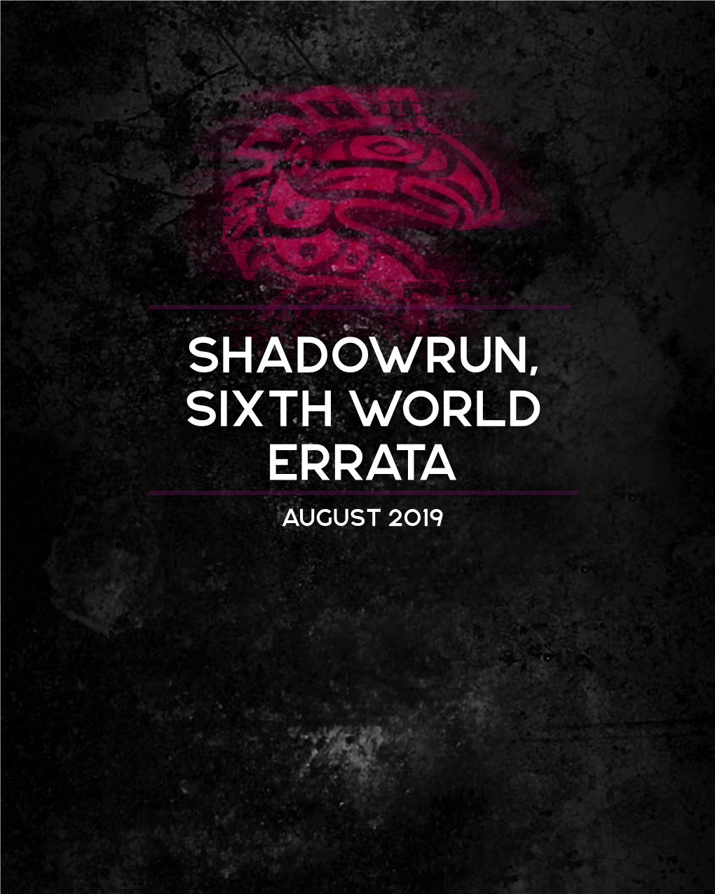 Shadowrun, Sixth World Errata