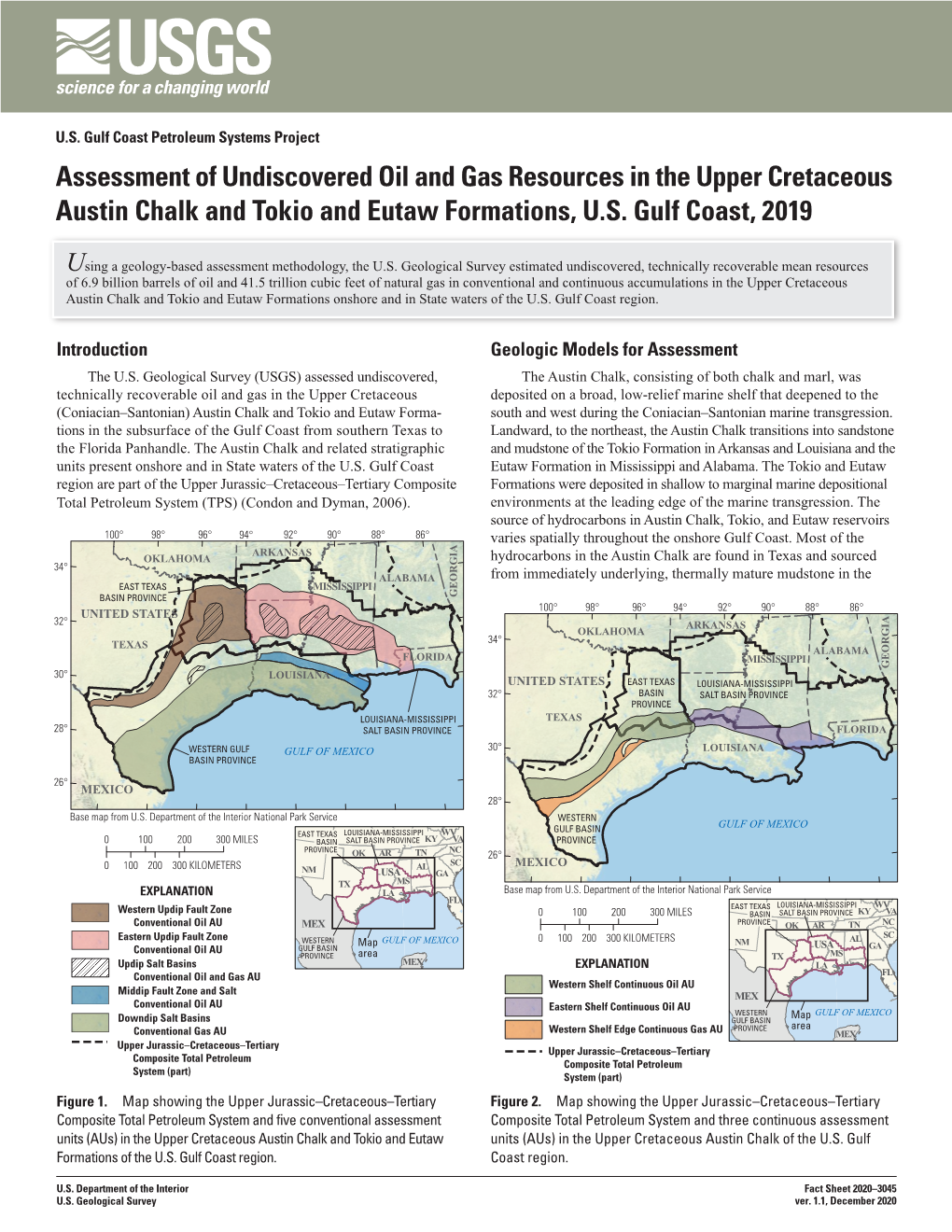 U.S. Geological Survey Fact Sheet 2020-3045