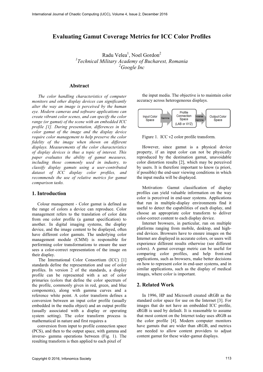 Evaluating Gamut Coverage Metrics for ICC Color Profiles