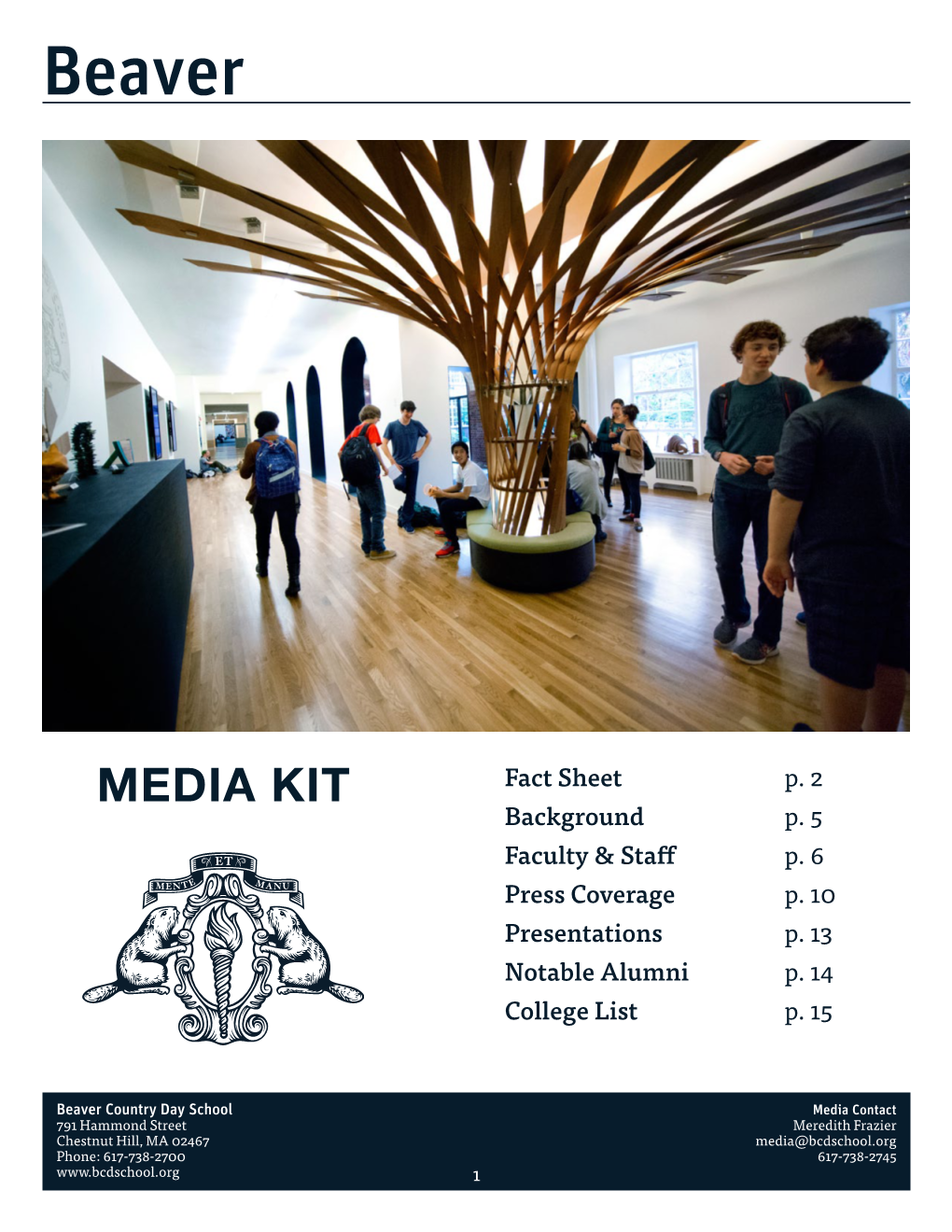 Media Kit Fact Sheet P