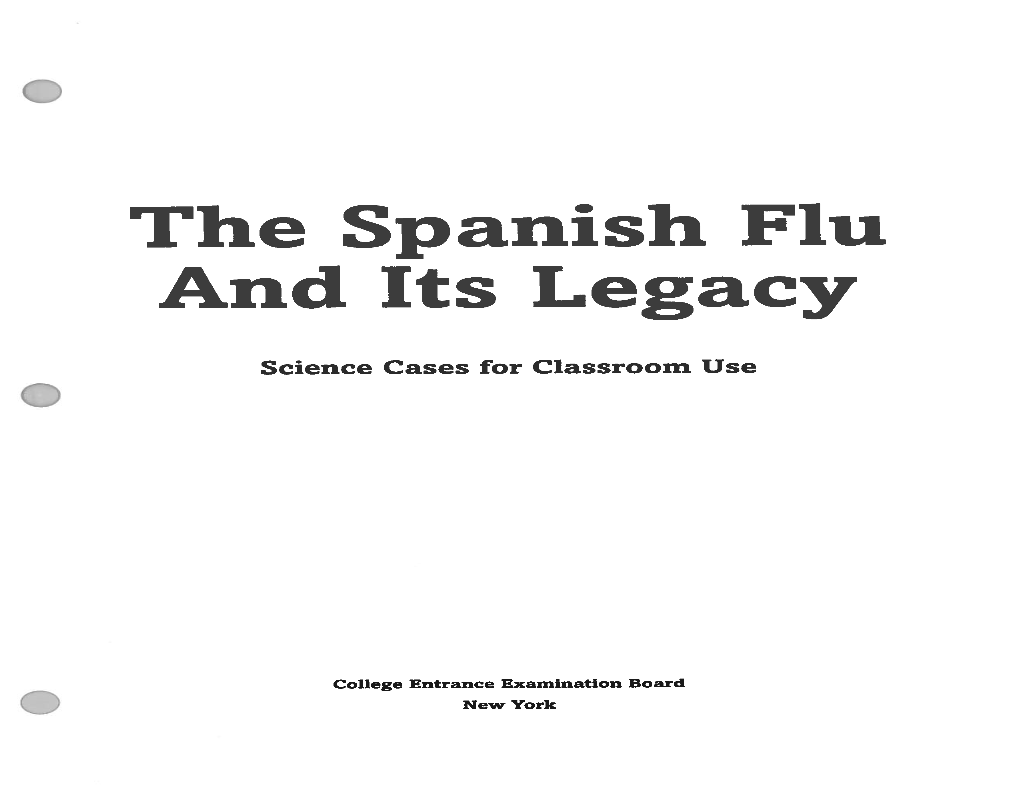 The Spanish Flu