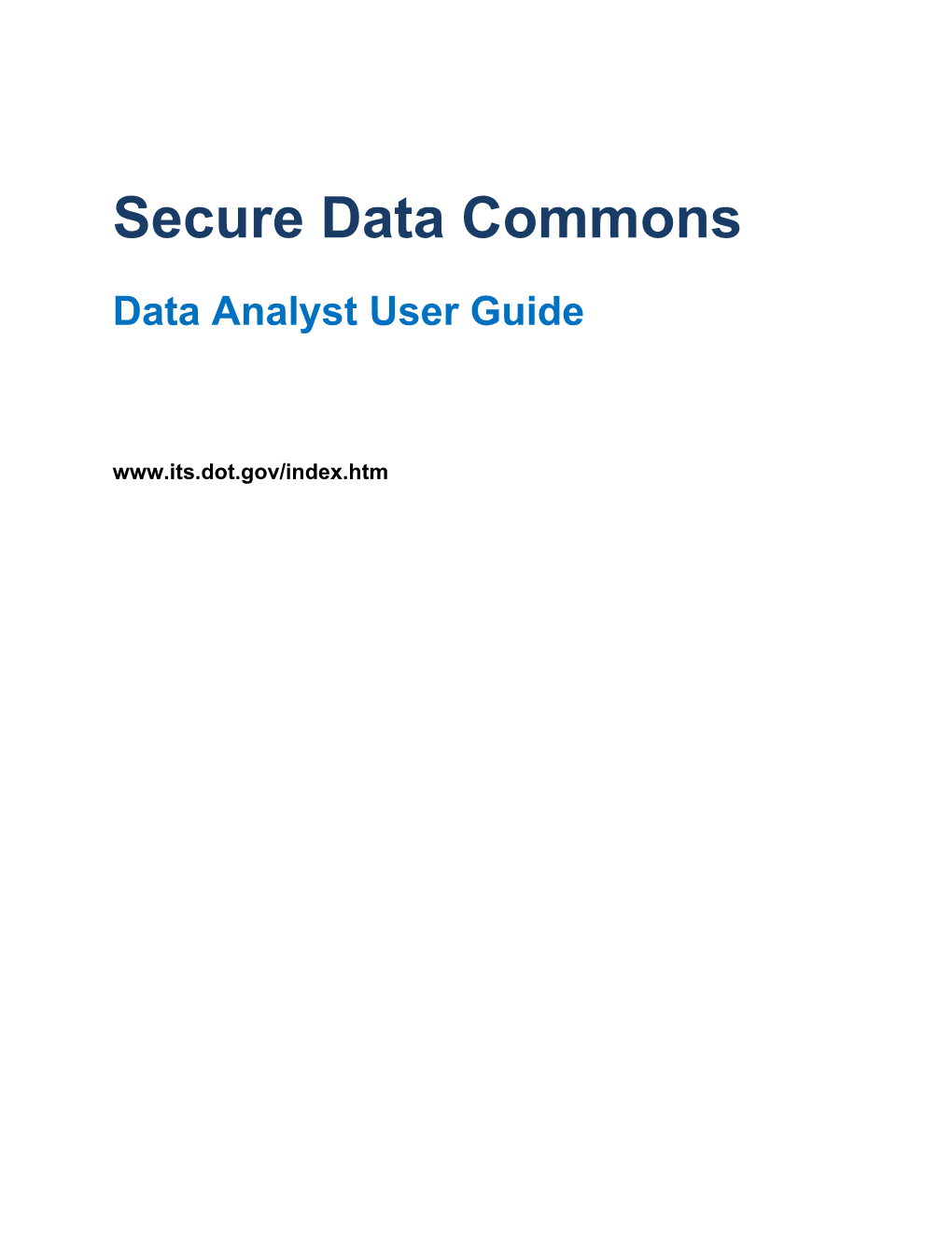 Secure Data Commons