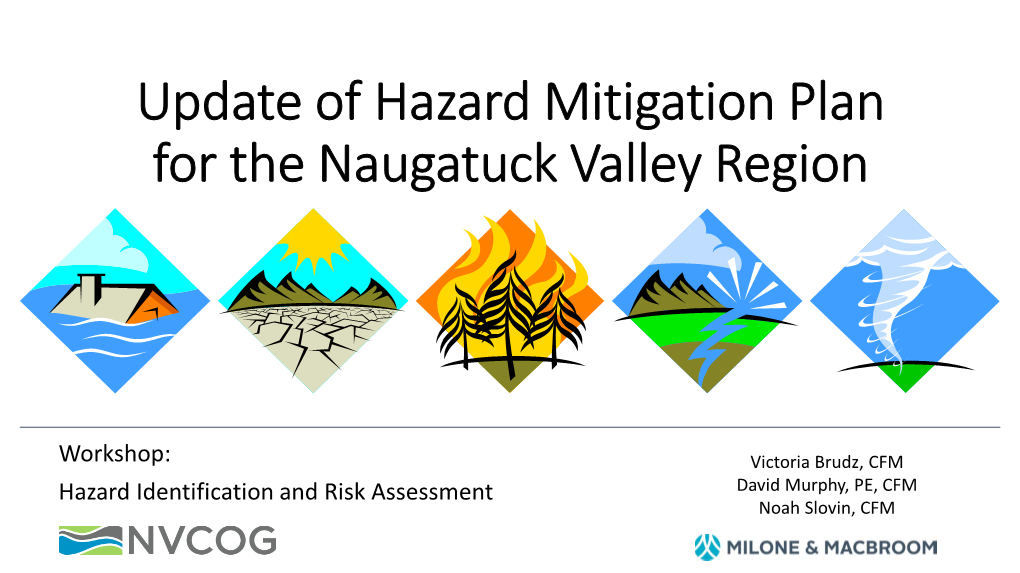 Update of Hazard Mitigation Plan for the Naugatuck Valley Region