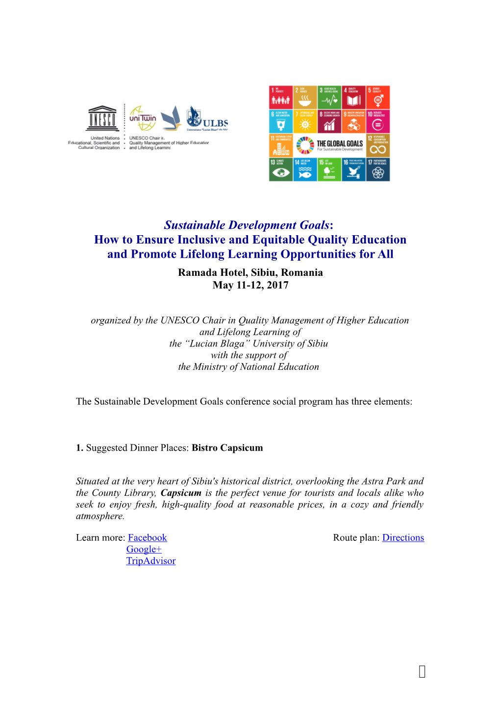 Sustainable Development Goals: How to Ensure Inclusive and Equitable Quality Education and Promote Lifelong Learning Opportuniti