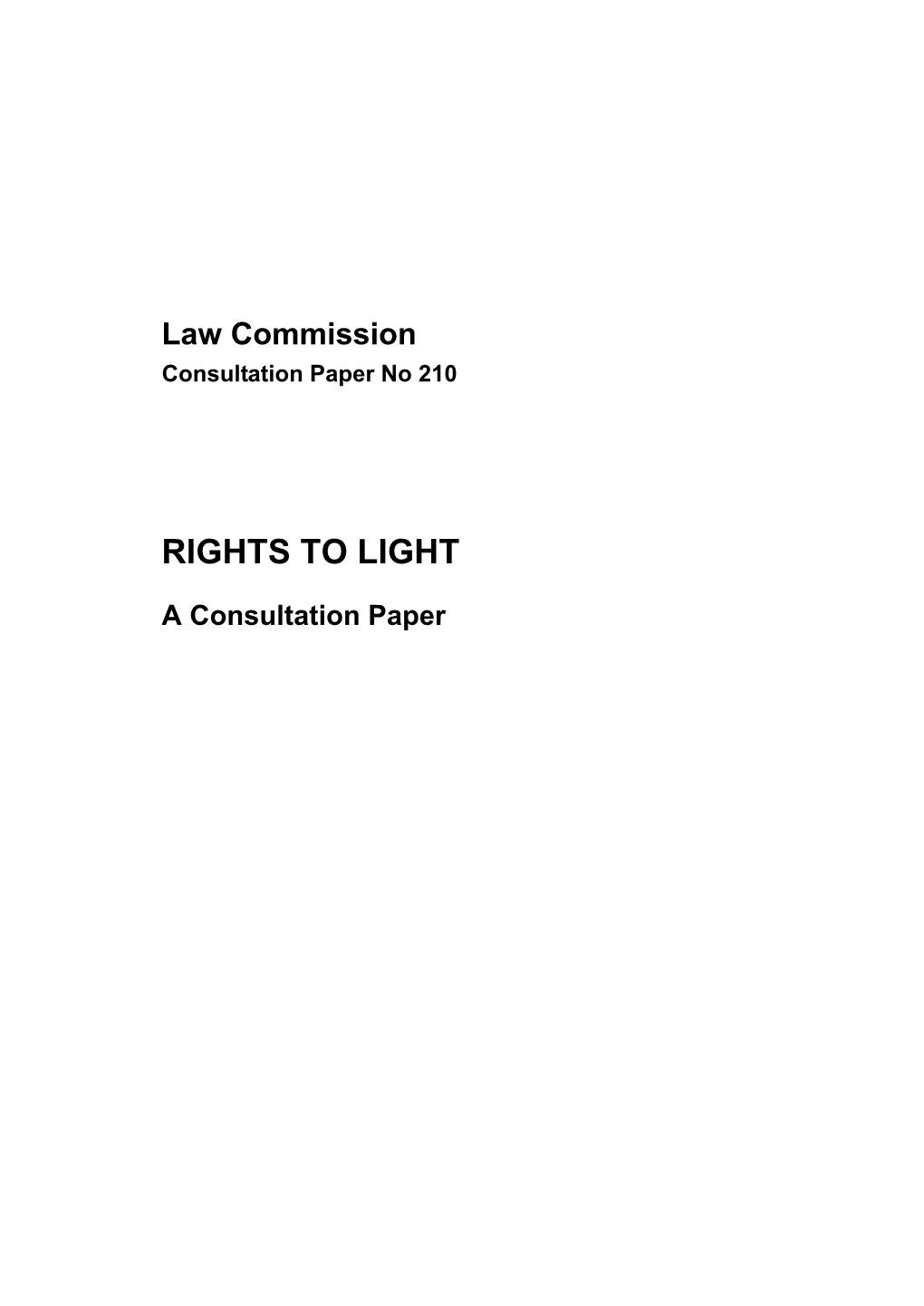 Rights to Light Consultation
