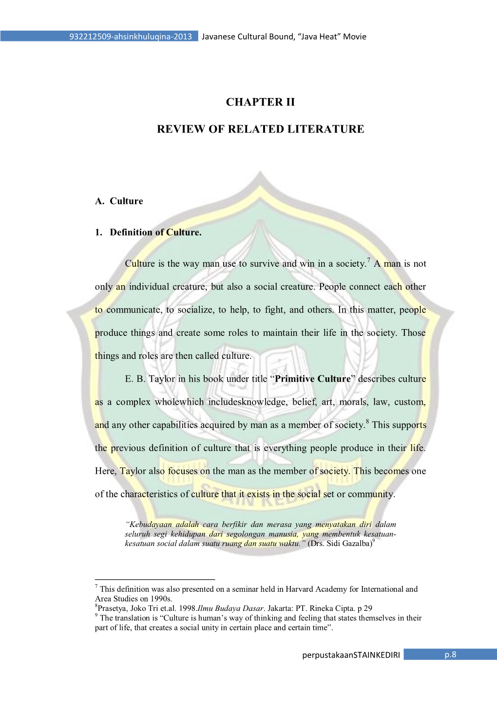 Chapter Ii Review of Related Literature