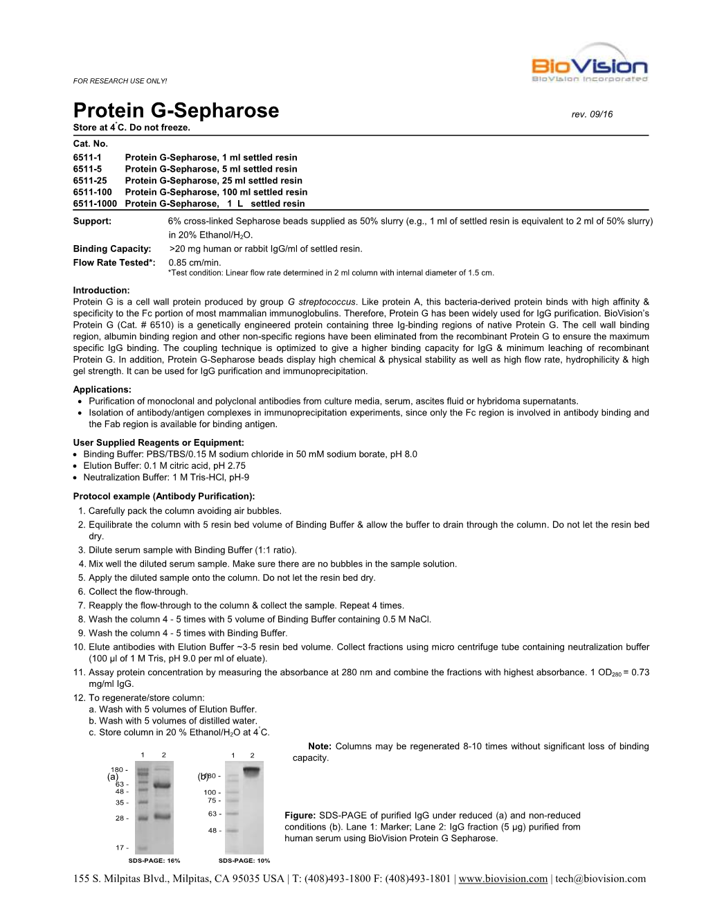 6511-Protein G-Sepharose