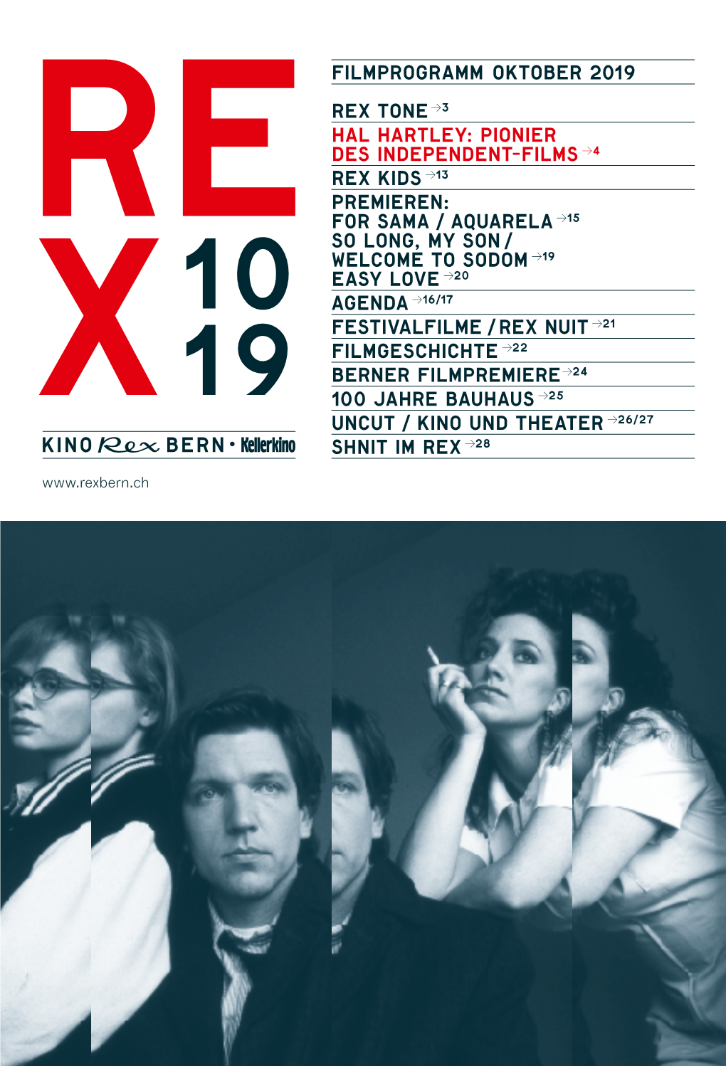 Filmprogramm Oktober 2019 Rex Tone →3 Hal Hartley