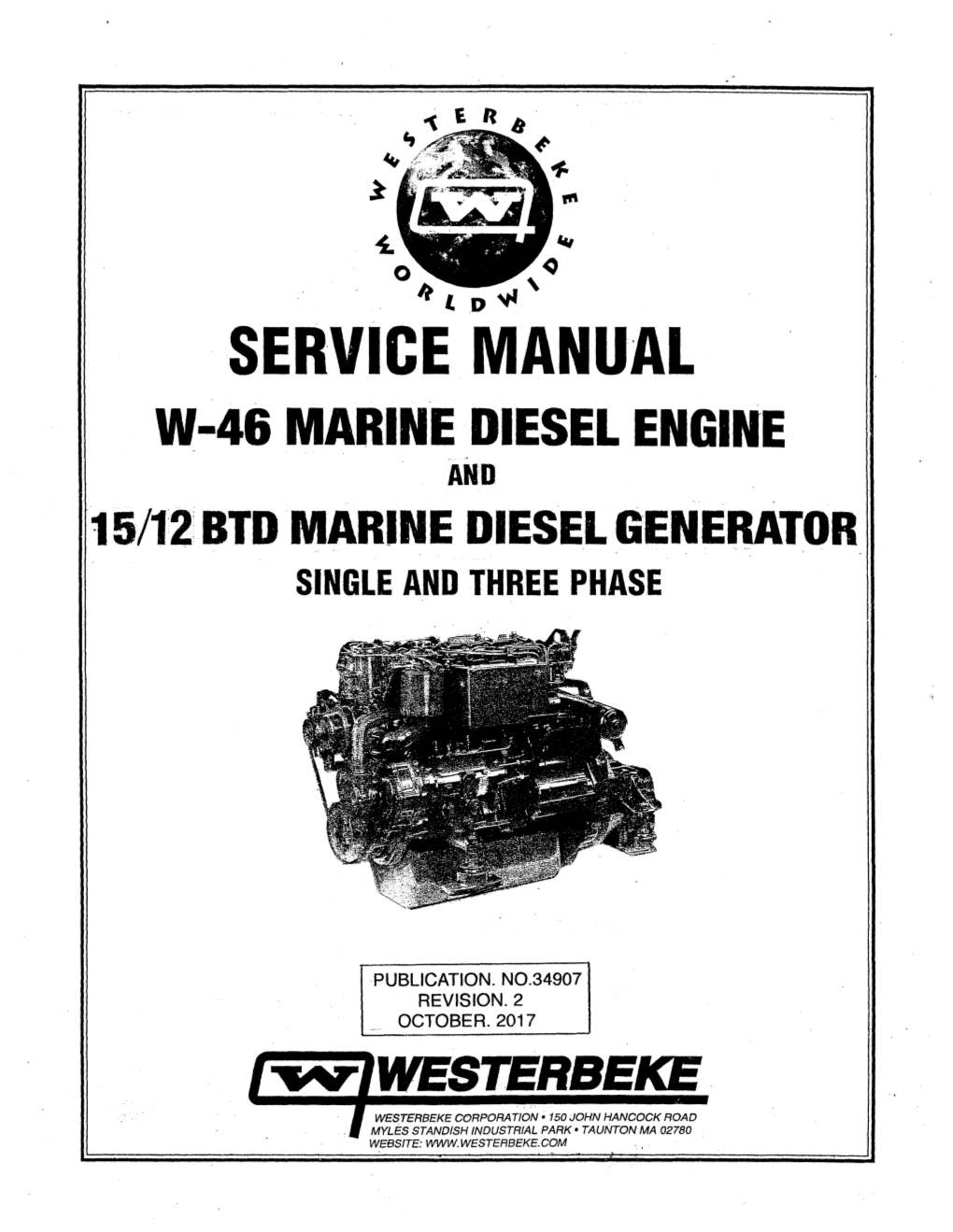 Service Manual W-46 Marine Diesel Engine