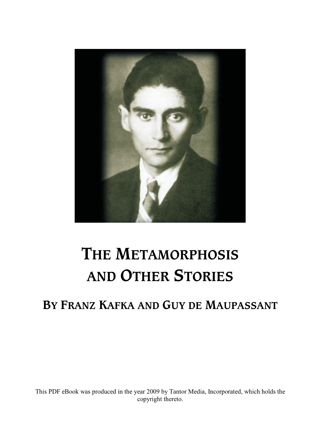 The Metamorphosis and Other Stories