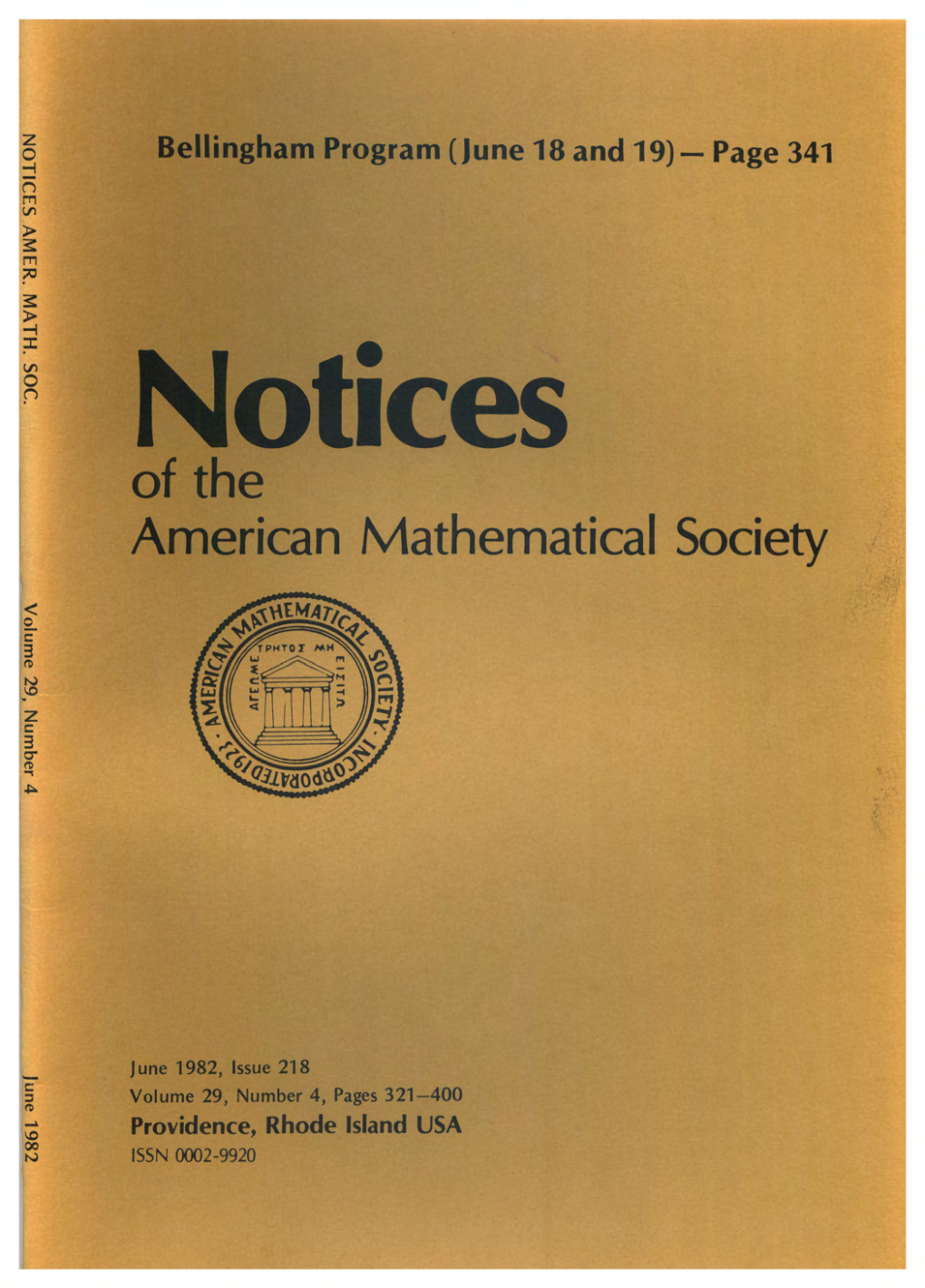 Notices of the American Mathematical Society