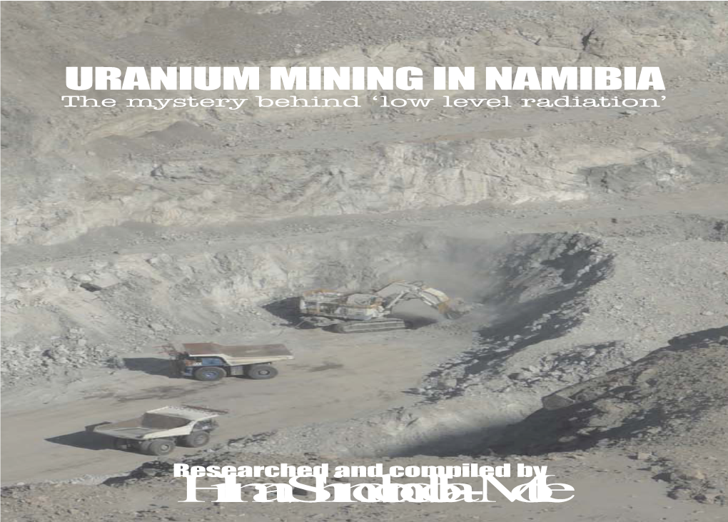 URANIUM MINING in NAMIBIA the Mystery Behind ‘Low Level Radiation’