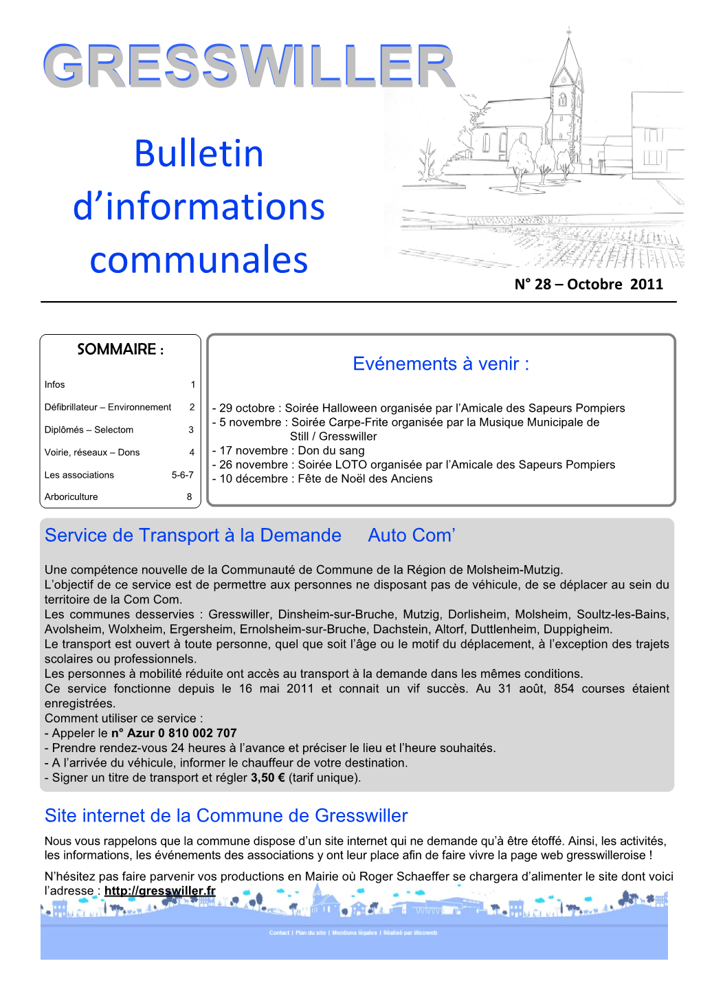 Bulletin D'informations Communales