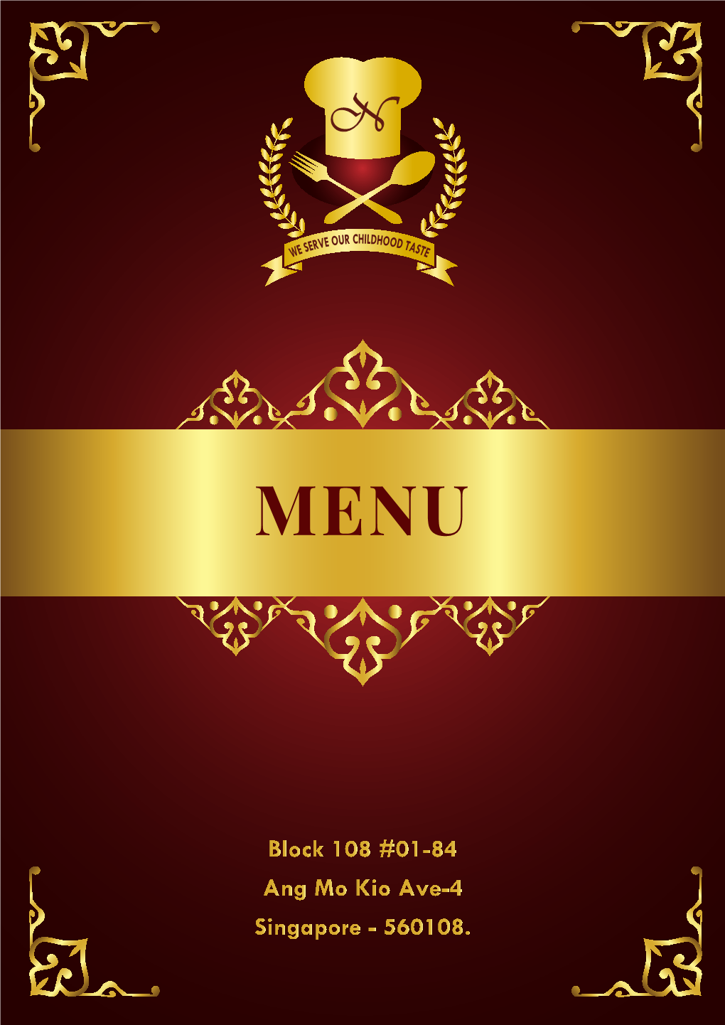 Neethe Restaurant Menu Design Copy