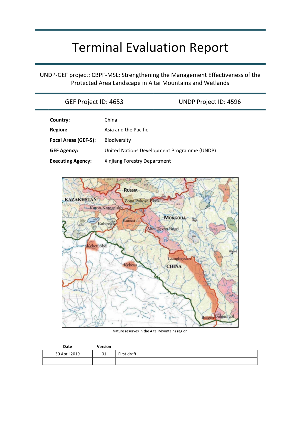 Final Evaluation for Wetlands Portfolio