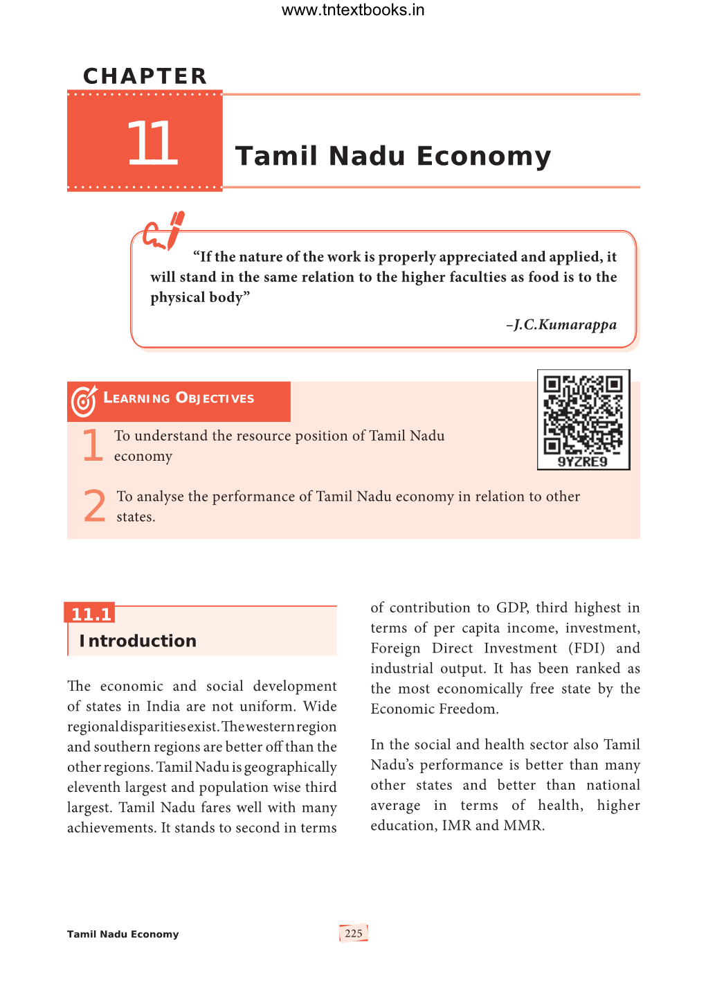 11 Tamil Nadu Economy