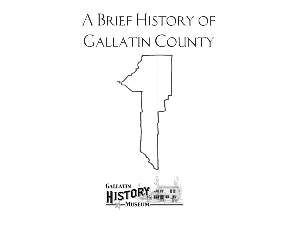 Brief Little History of Gallatin County Coloring Pages