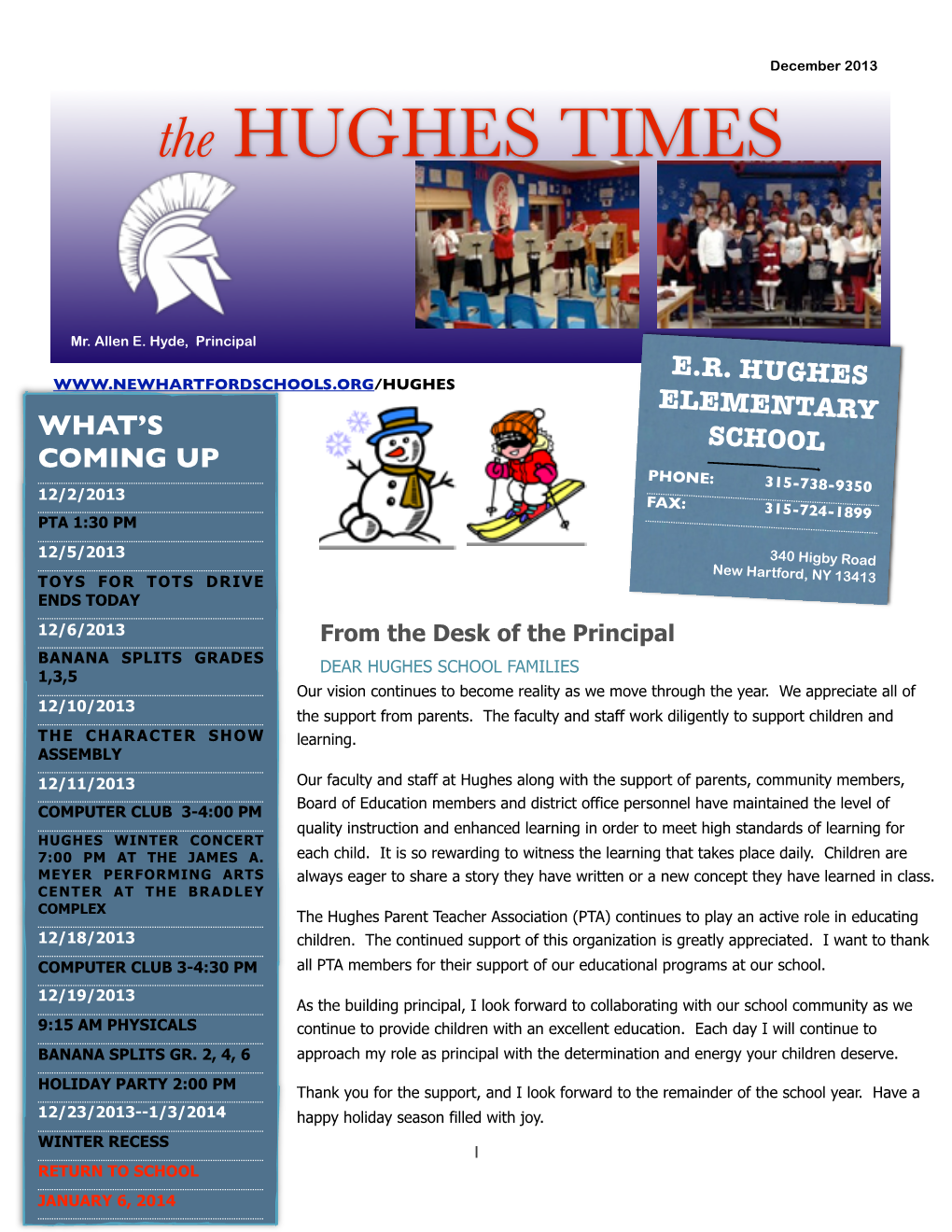 2013 December Newsletter1