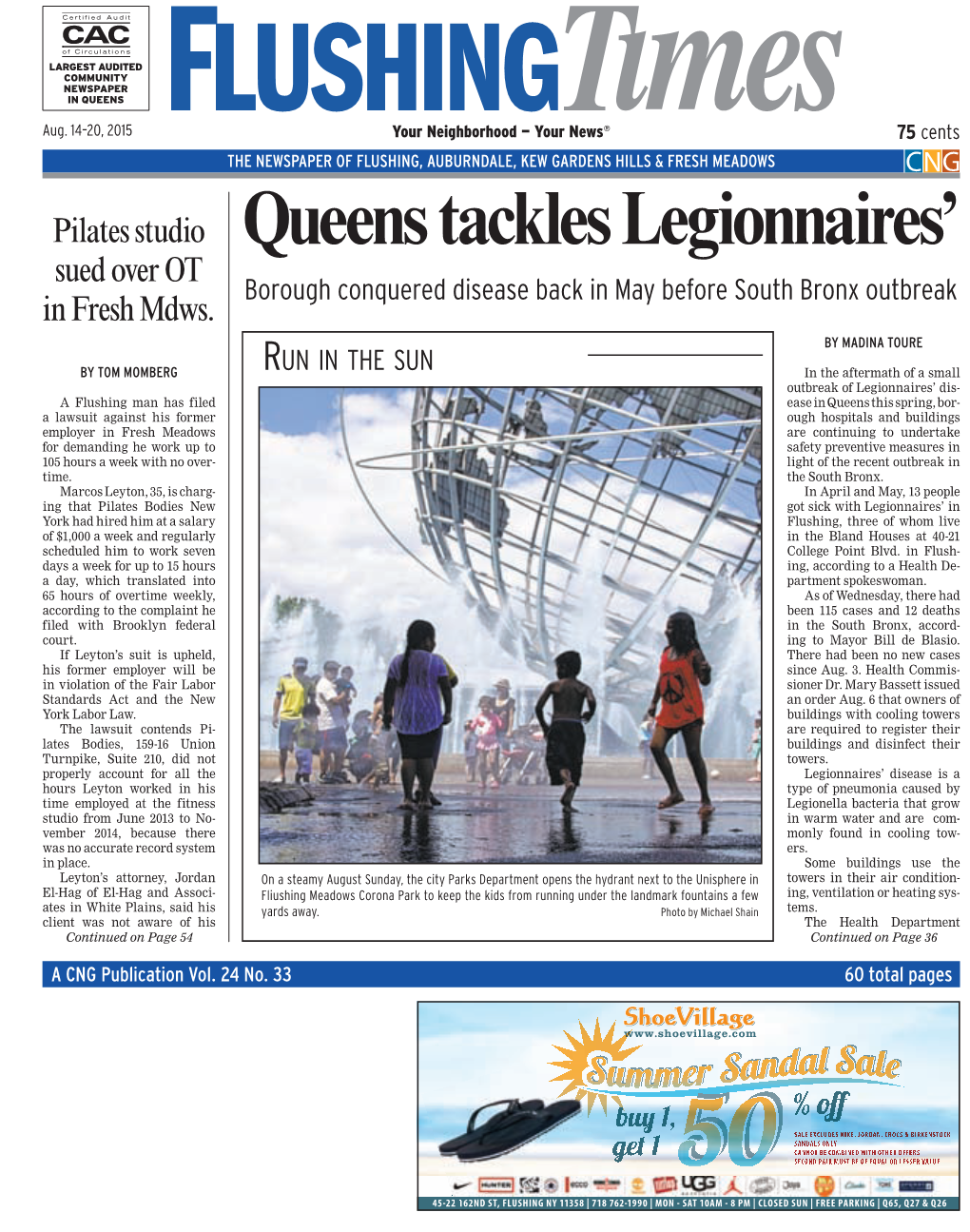 Queens Tackles Legionnaires'