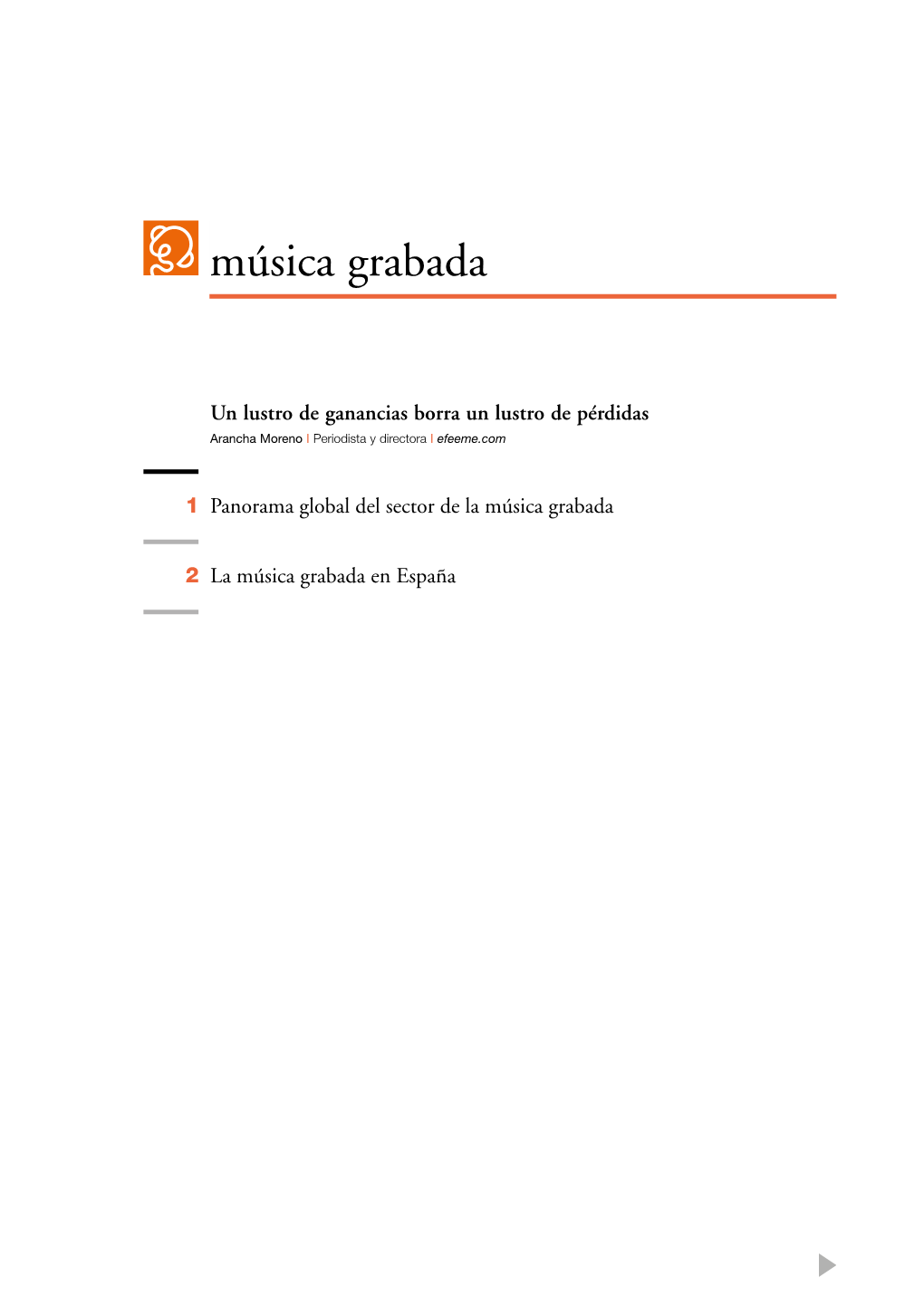 Música Grabada