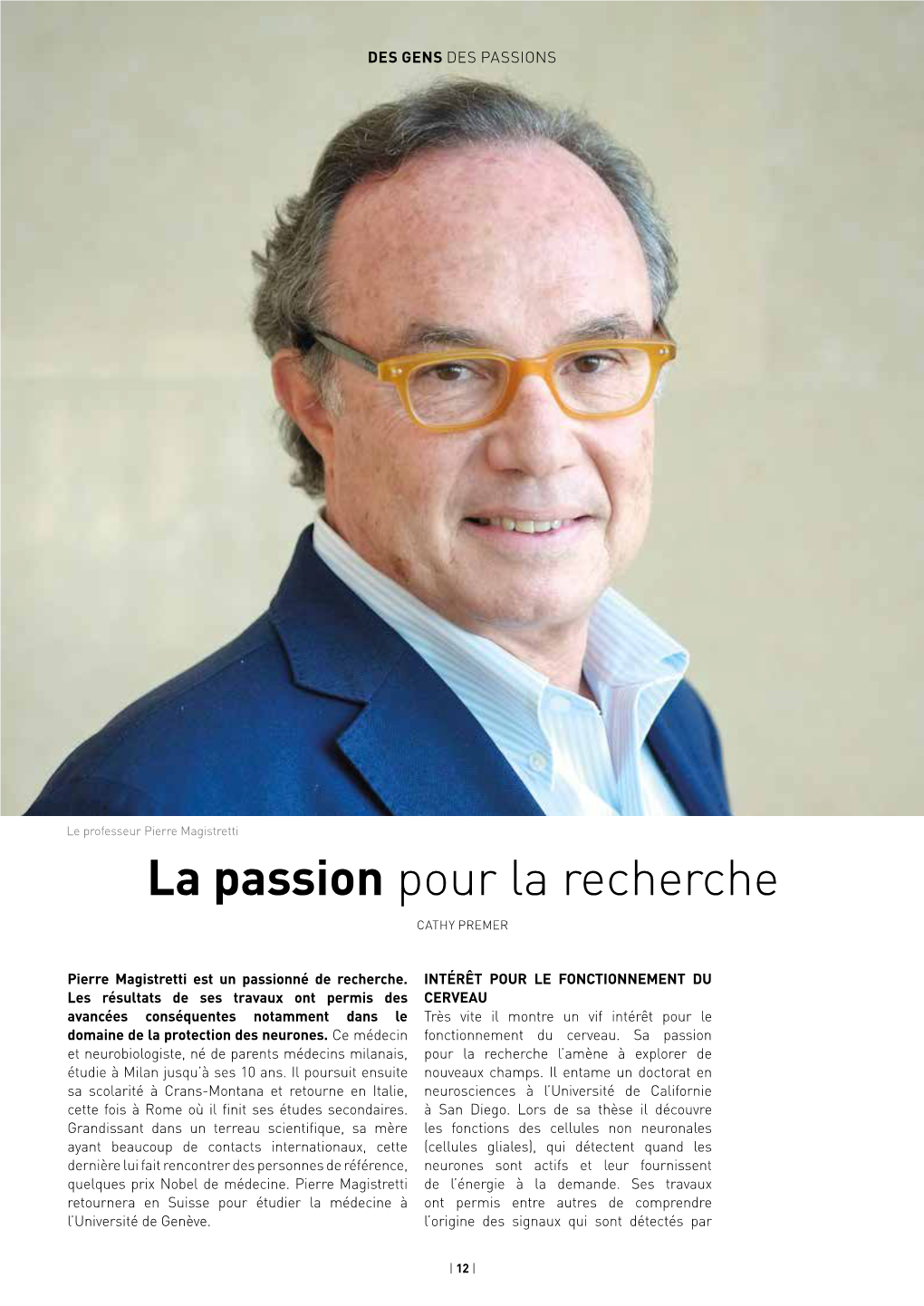 La Passion Pour La Recherche