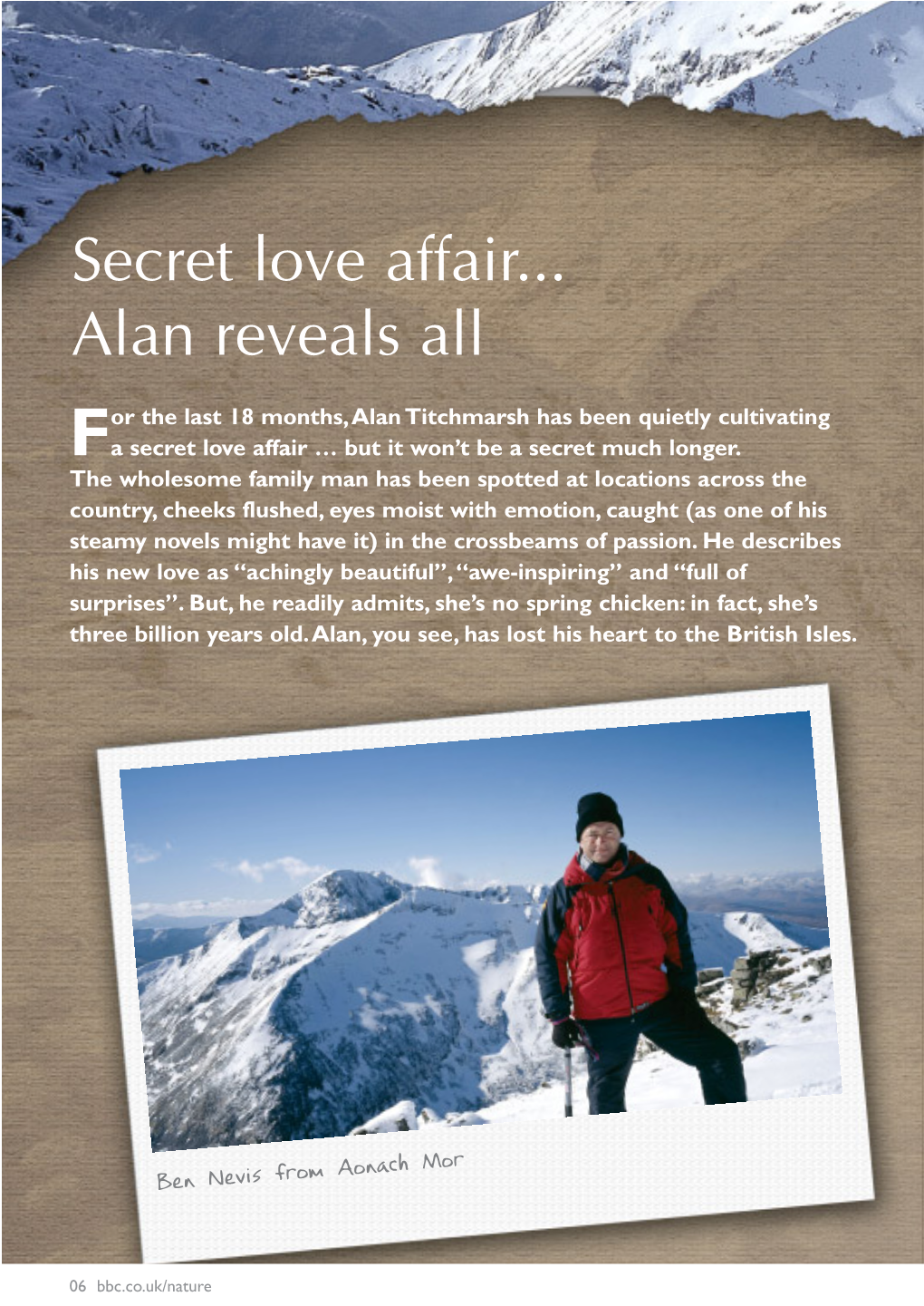 Secret Love Affair... Alan Reveals All