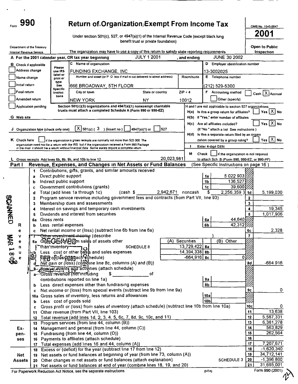 Return Of,Organization Exempt from Income