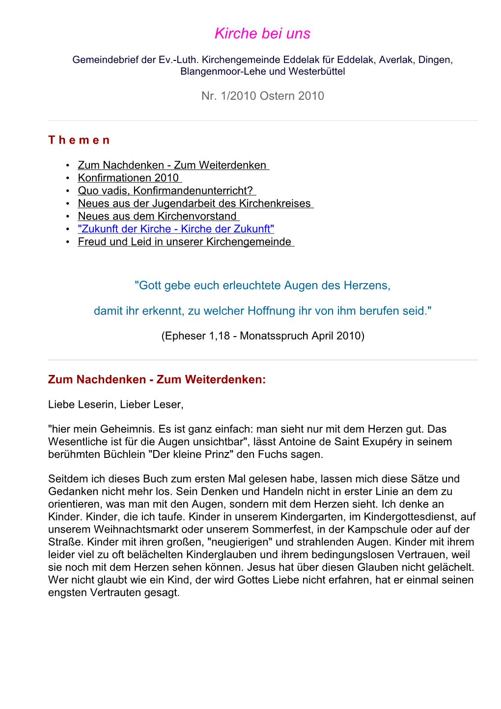 Gemeindebrief Der Ev.-Luth