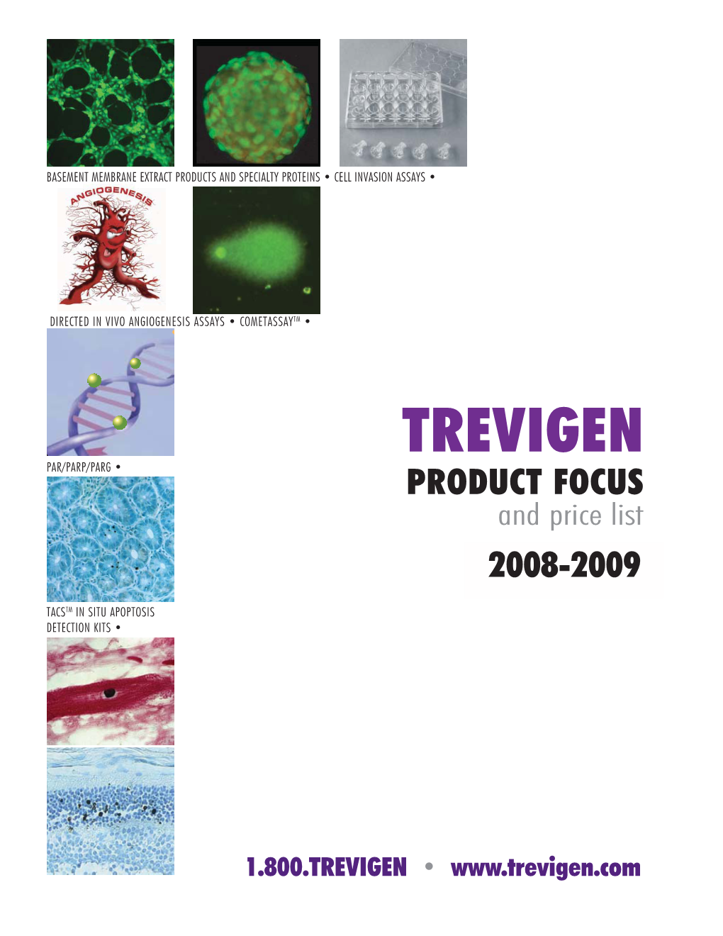 Trevigen Price List 2008 International.Indd