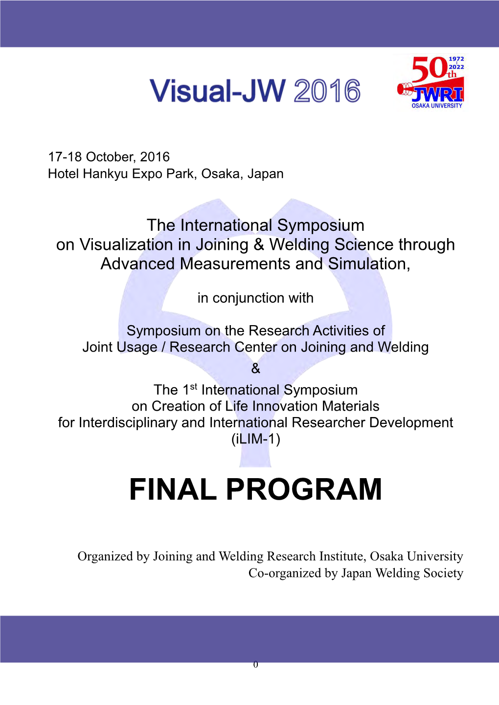 Final Program