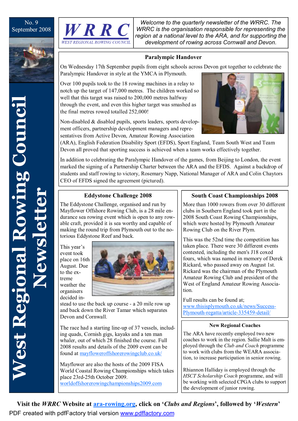 WRRC Autumn Newsletter