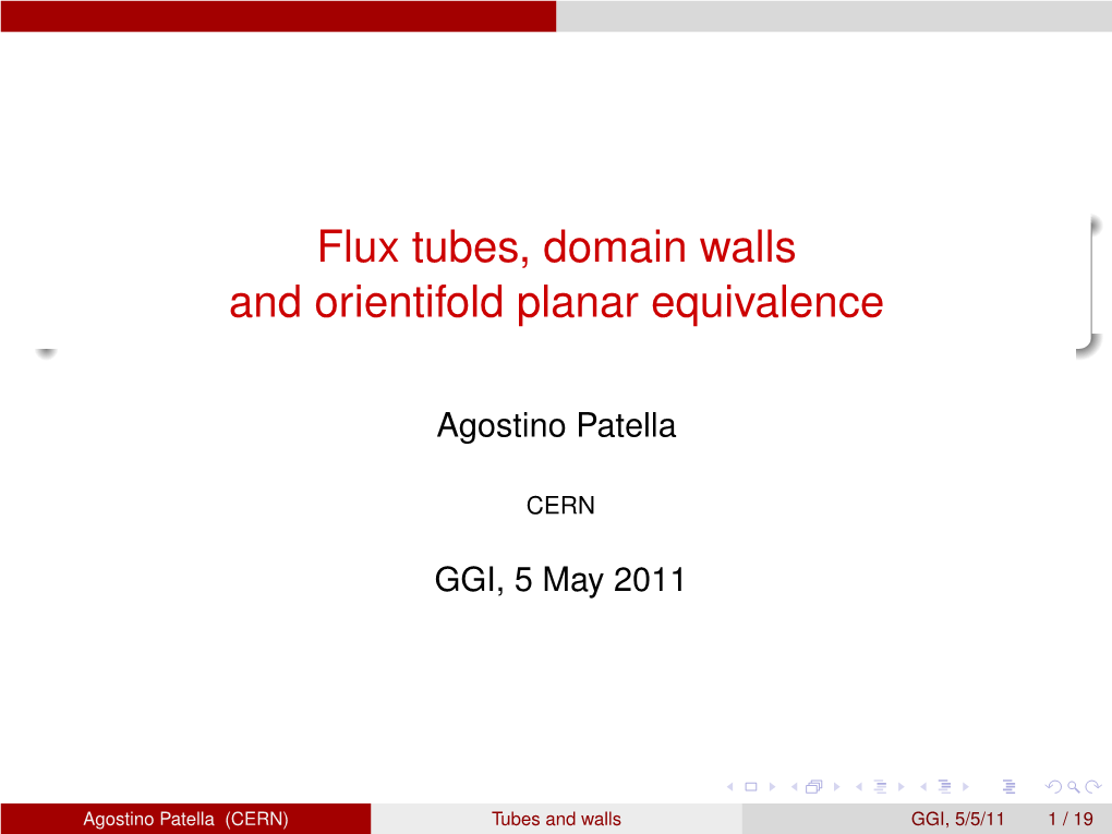 Flux Tubes, Domain Walls and Orientifold Planar Equivalence