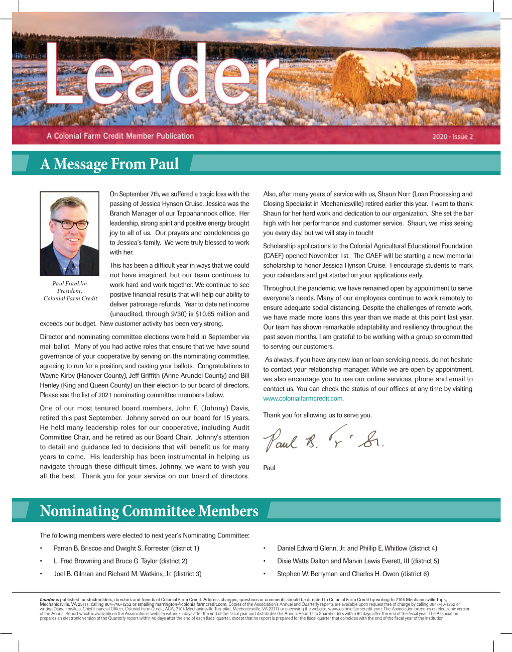 COL 2020 Leader Issue 2