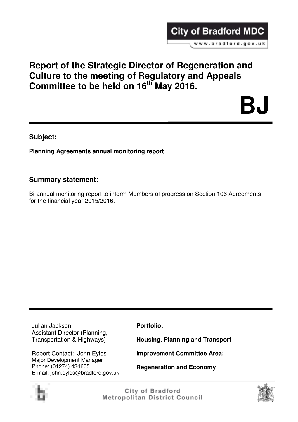 Planning Agreements Annual Monitoring Report Pdf 191 Kb