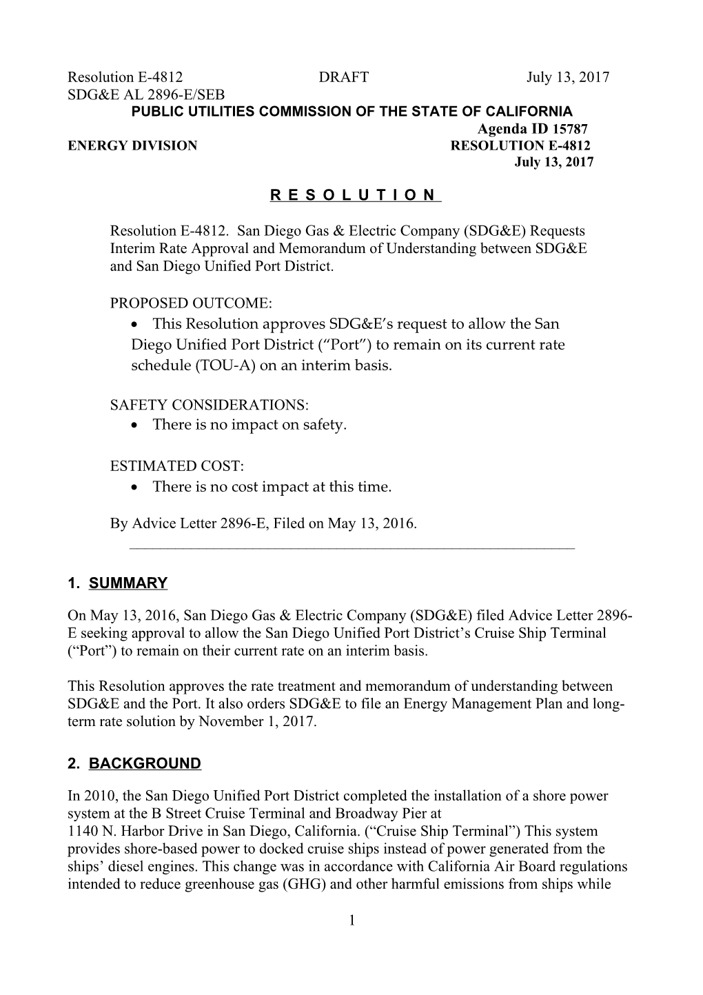 Public Utilities Commission of the State of California s106