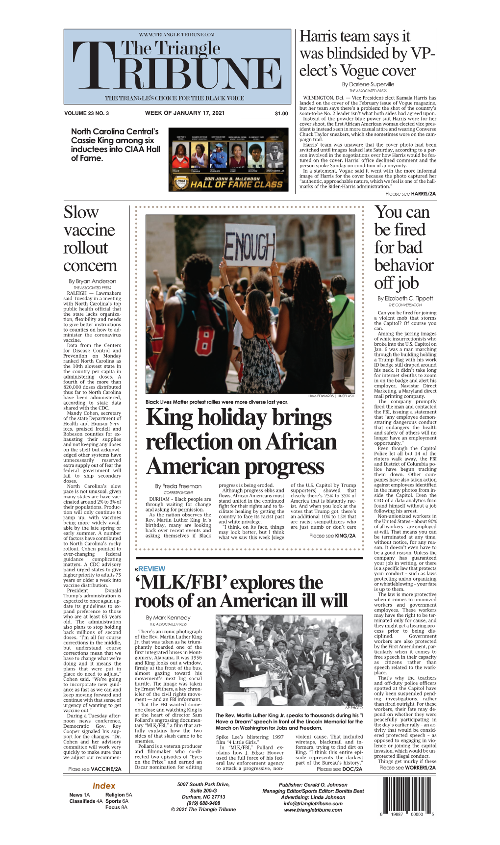 King Holiday Brings Reflection on African American Progress