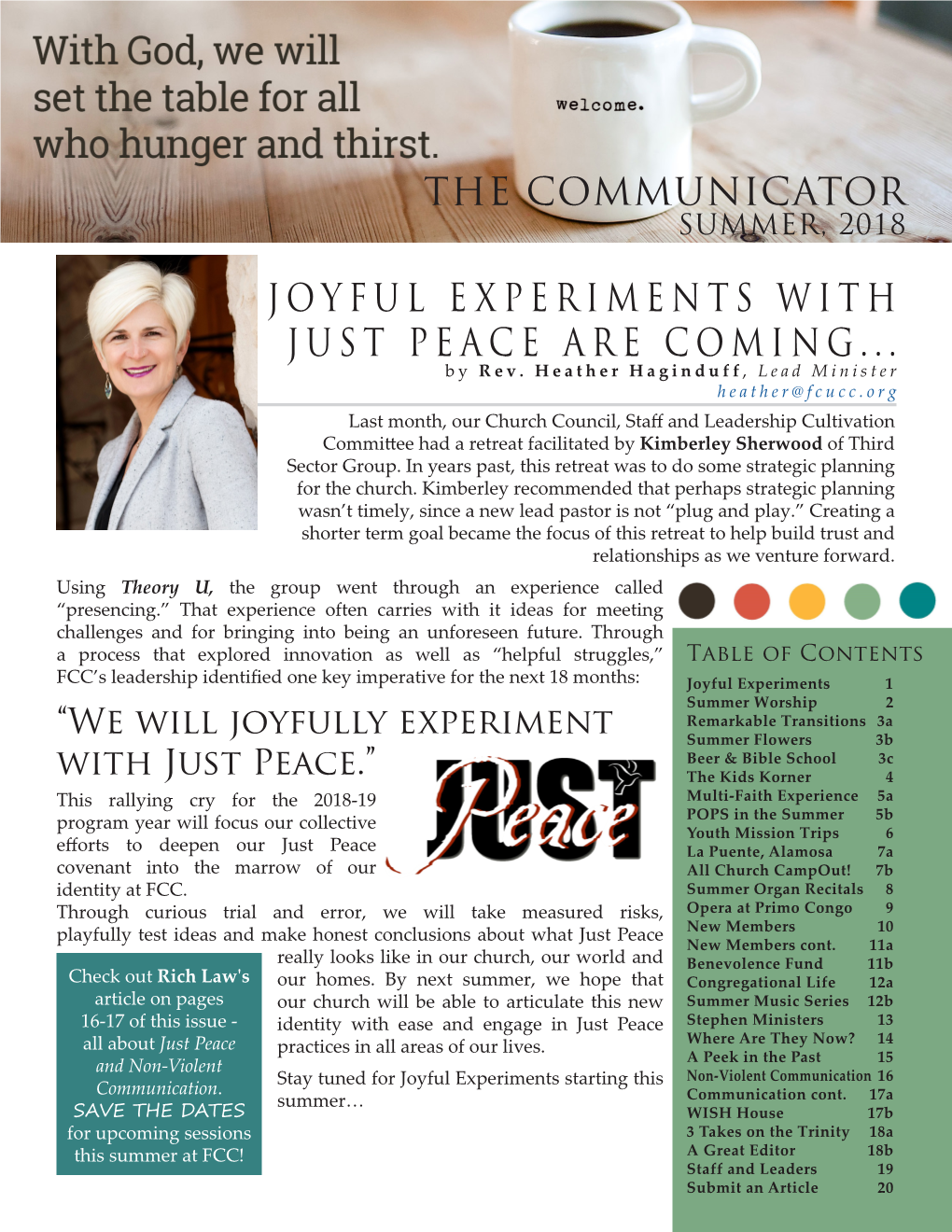 The Communicator Joyful Experiments with Just