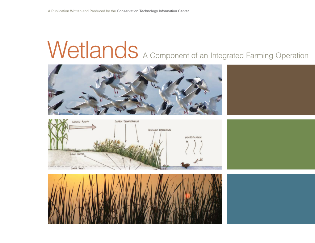 Wetlandsa Component of an Integrated Farming Operation
