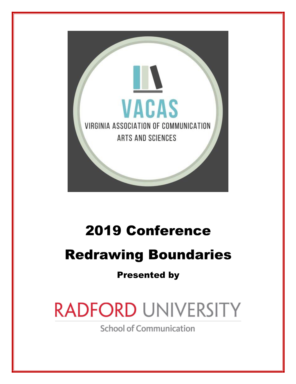 2019 Conference Redrawing Boundaries Presented By