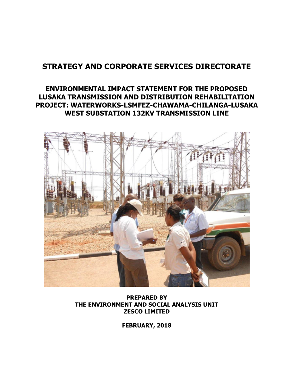 Strategy and Corporate Services Directorate