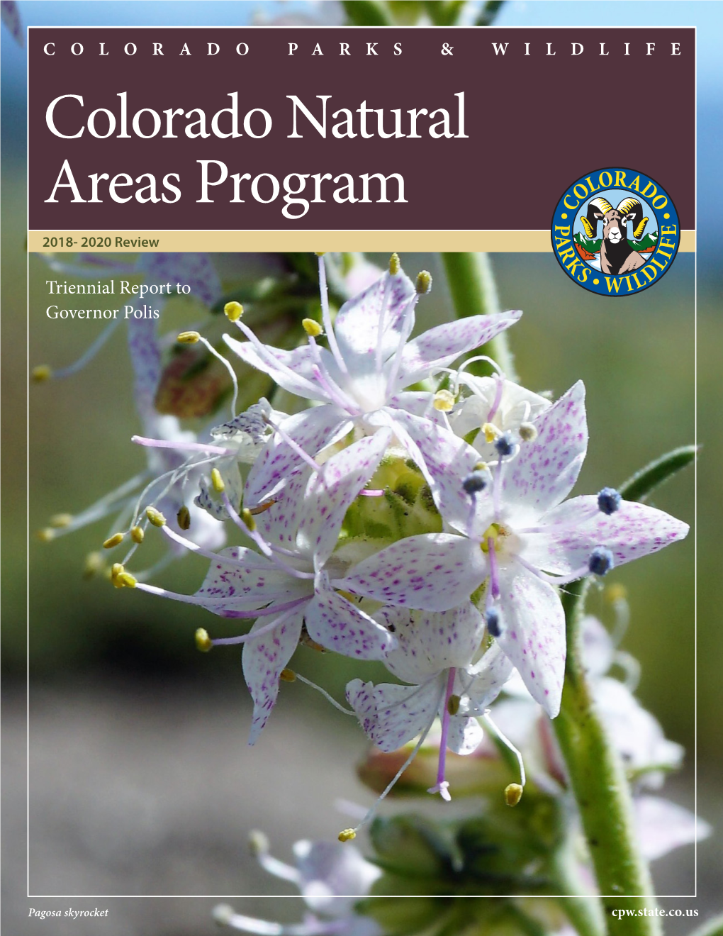 Colorado Natural Areas Program 2018- 2020 Review